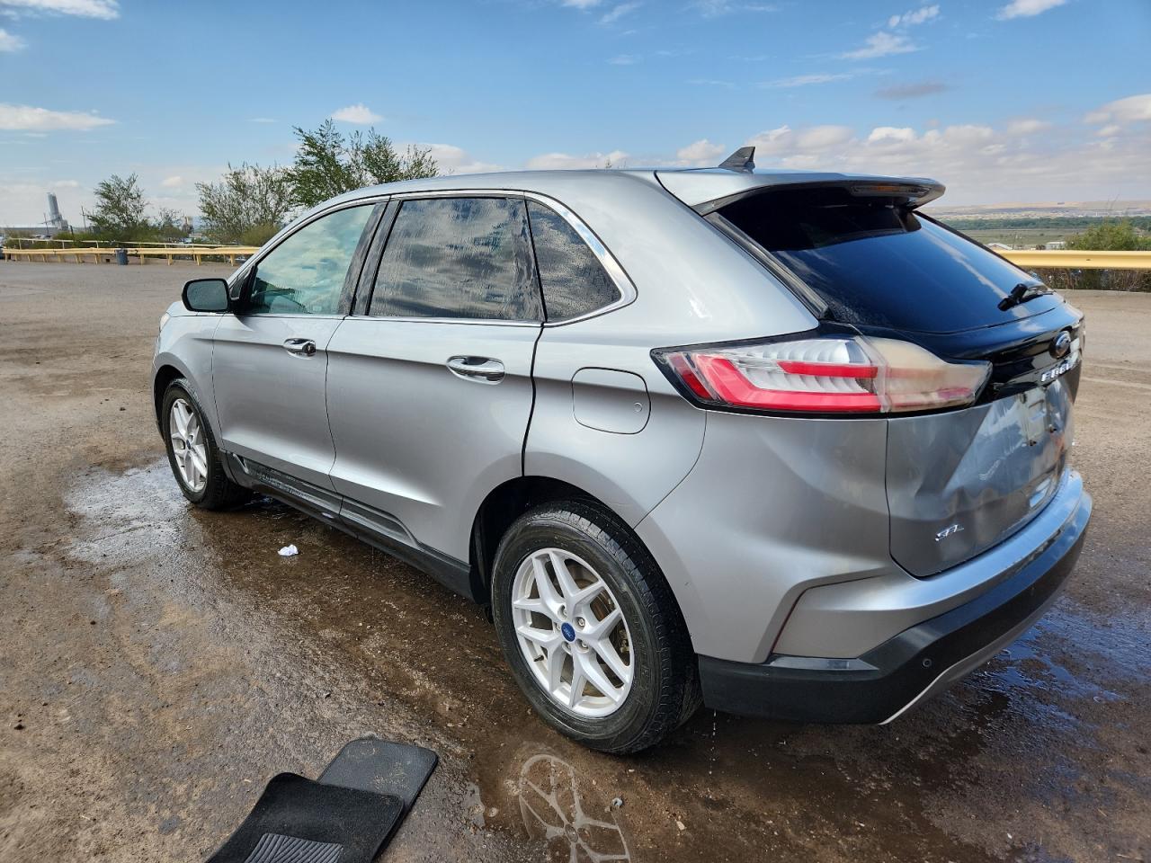 2021 Ford Edge Sel Gray vin: 2FMPK4J99MBA09406