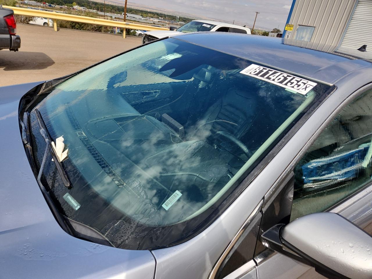 2021 Ford Edge Sel Gray vin: 2FMPK4J99MBA09406 Damage: Windshield, Broken, Replacement Required