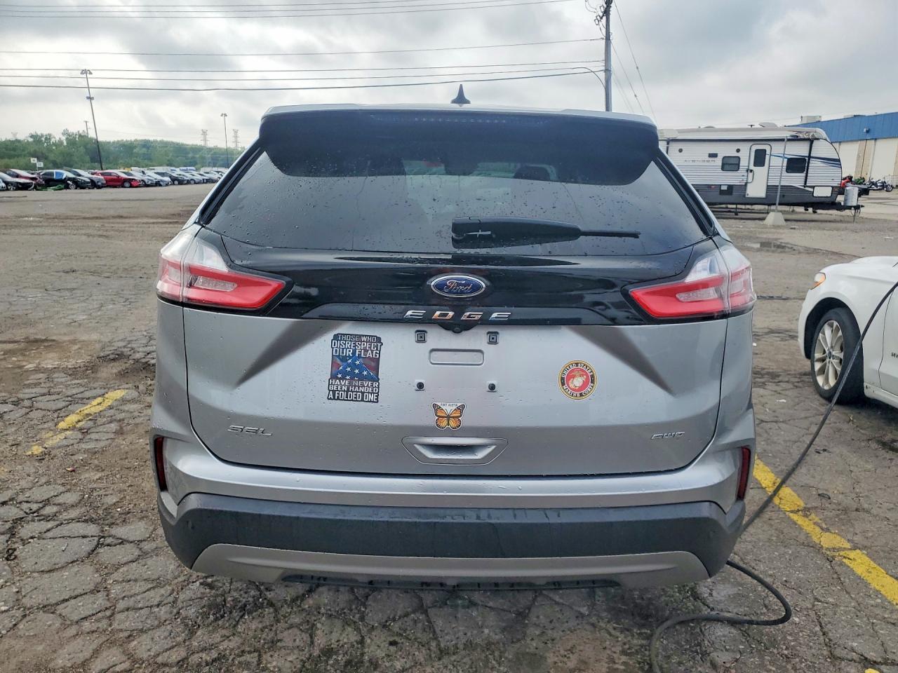 2022 Ford Edge Sel Silver vin: 2FMPK4J99NBA59837