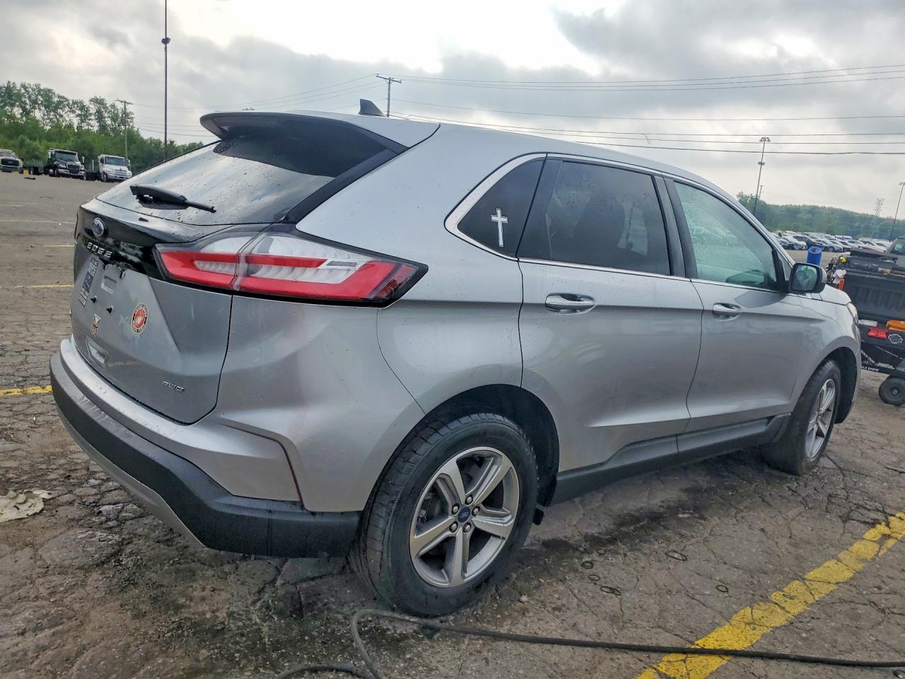 2022 Ford Edge Sel Silver vin: 2FMPK4J99NBA59837