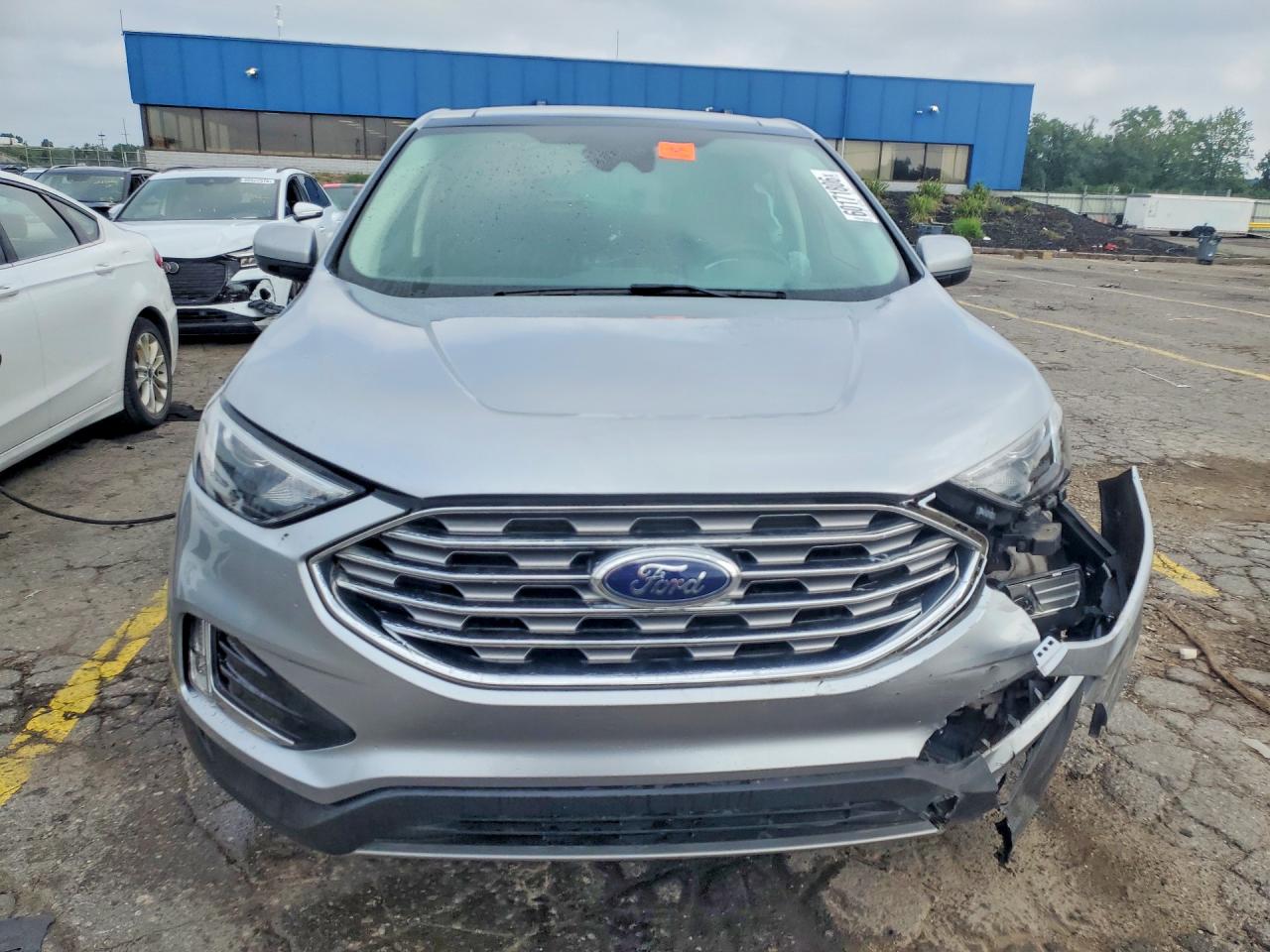 2022 Ford Edge Sel Silver vin: 2FMPK4J99NBA59837