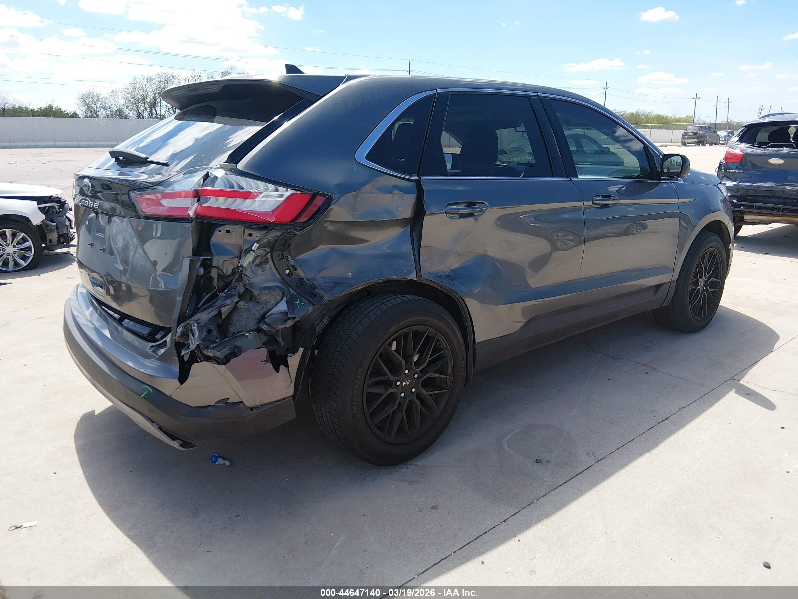2023 Ford Edge Sel Gray vin: 2FMPK4J99PBA19907