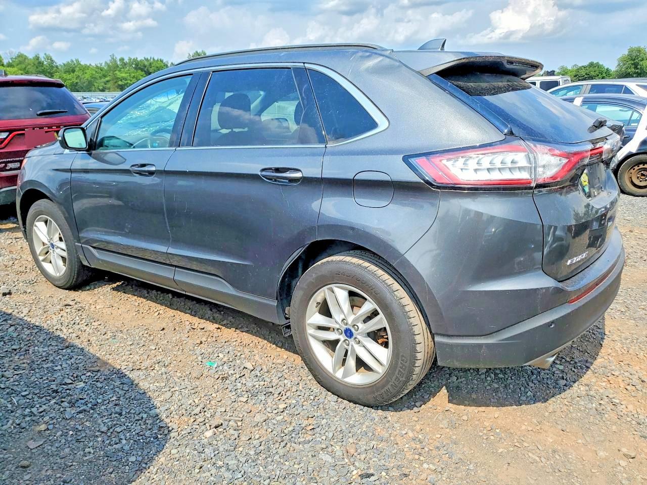2016 Ford Edge Sel Gray vin: 2FMPK4J9XGBC08906