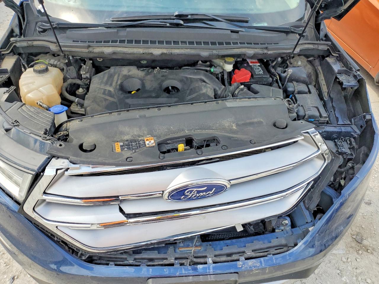 2017 Ford Edge Sel Blue vin: 2FMPK4J9XHBC25691