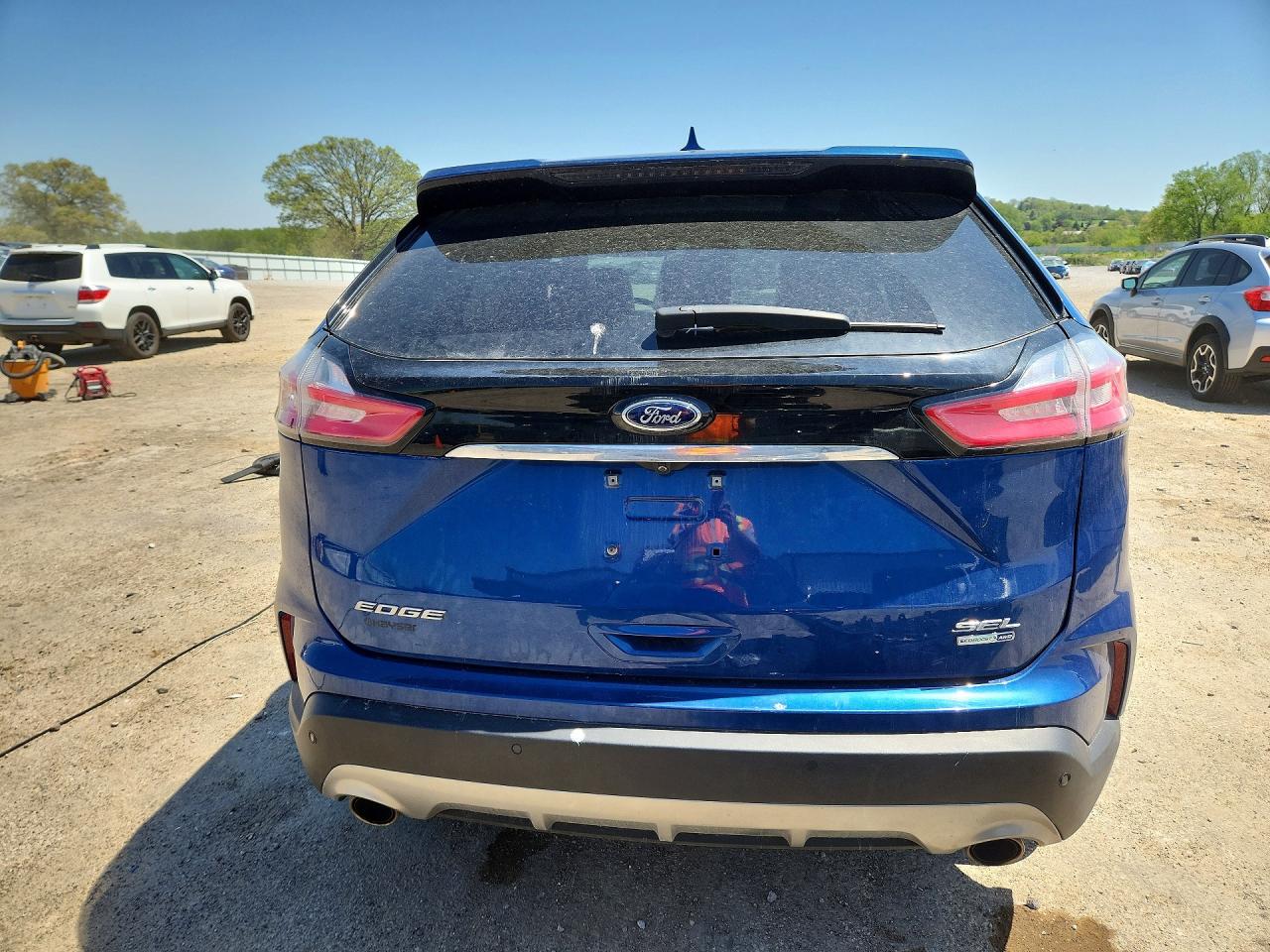 2020 Ford Edge Sel Blue vin: 2FMPK4J9XLBA06447