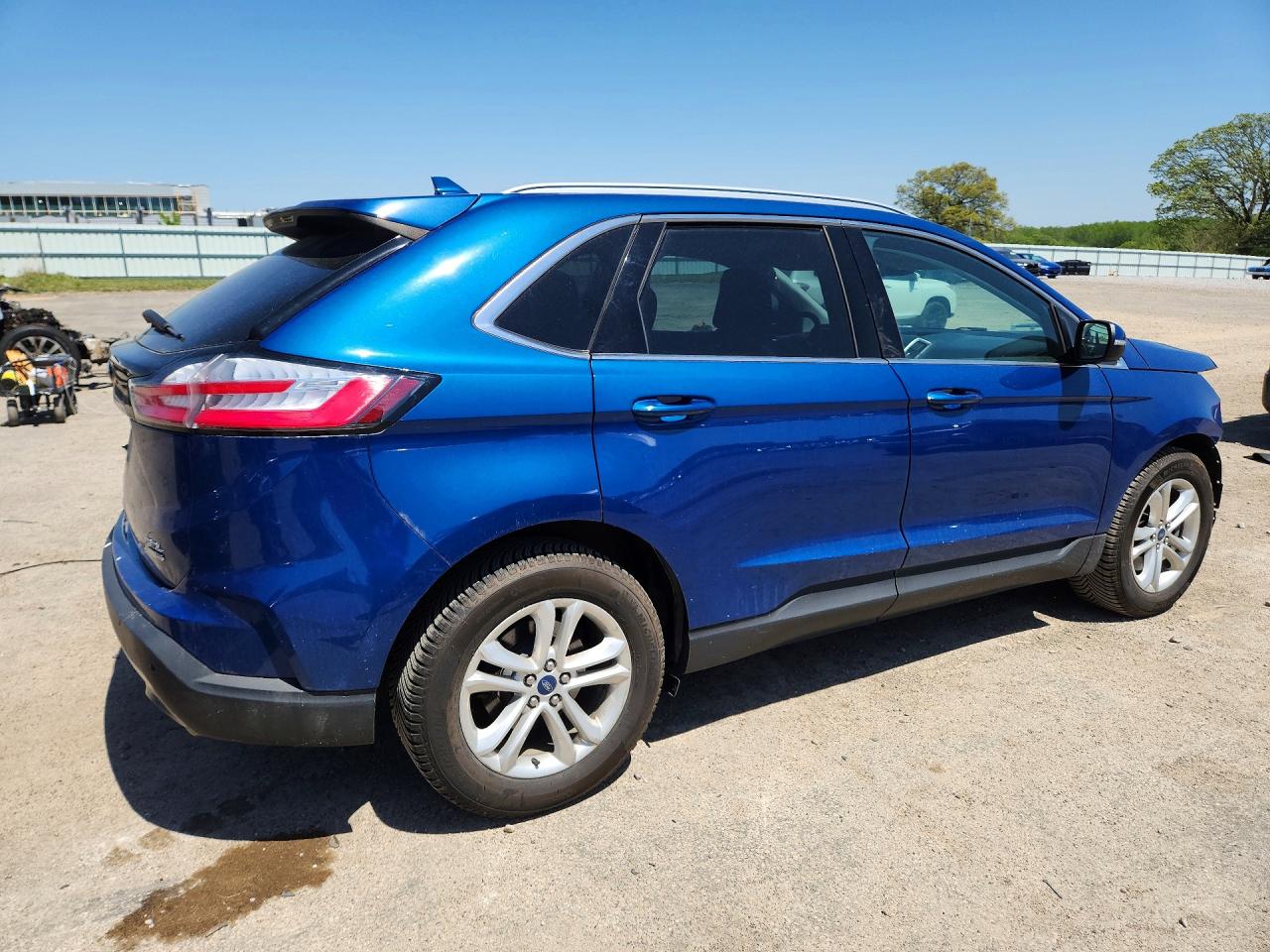 2020 Ford Edge Sel Blue vin: 2FMPK4J9XLBA06447