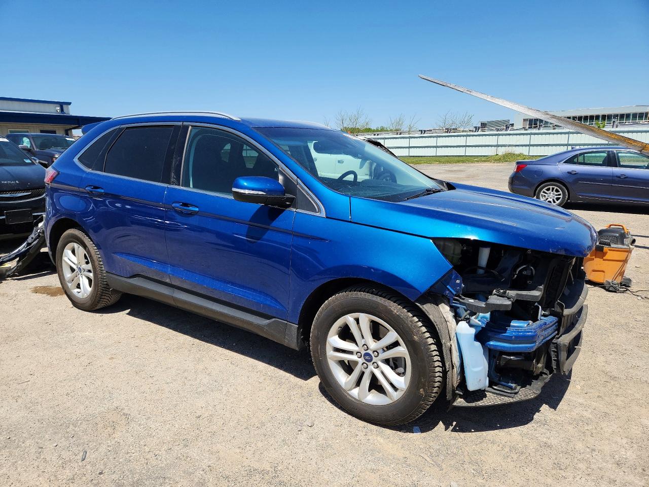 2020 Ford Edge Sel Blue vin: 2FMPK4J9XLBA06447