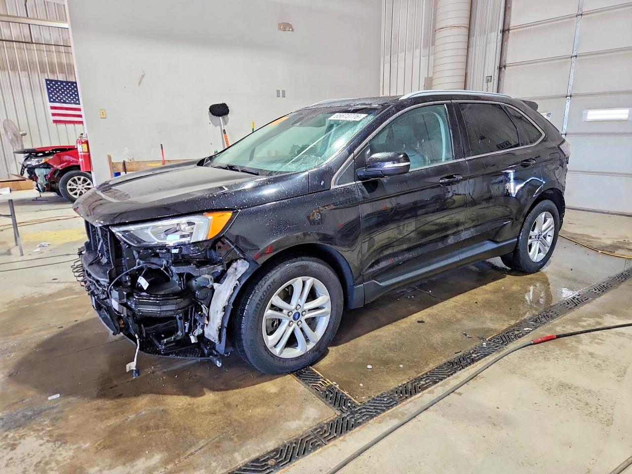 2020 Ford Edge Sel Black vin: 2FMPK4J9XLBA22163