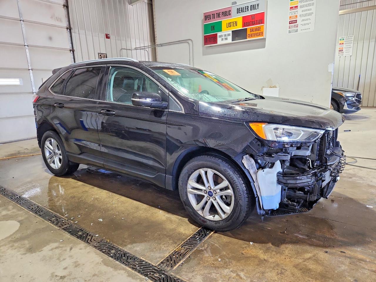 2020 Ford Edge Sel Black vin: 2FMPK4J9XLBA22163