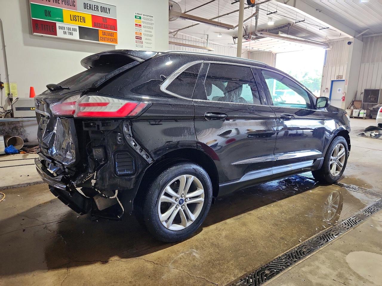 2020 Ford Edge Sel Black vin: 2FMPK4J9XLBA22163