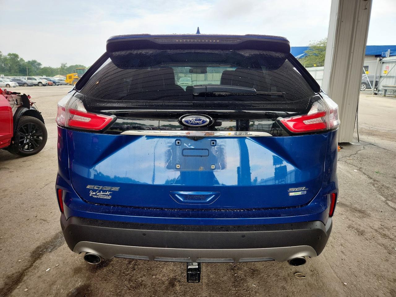 2020 Ford Edge Sel Синий vin: 2FMPK4J9XLBA48360
