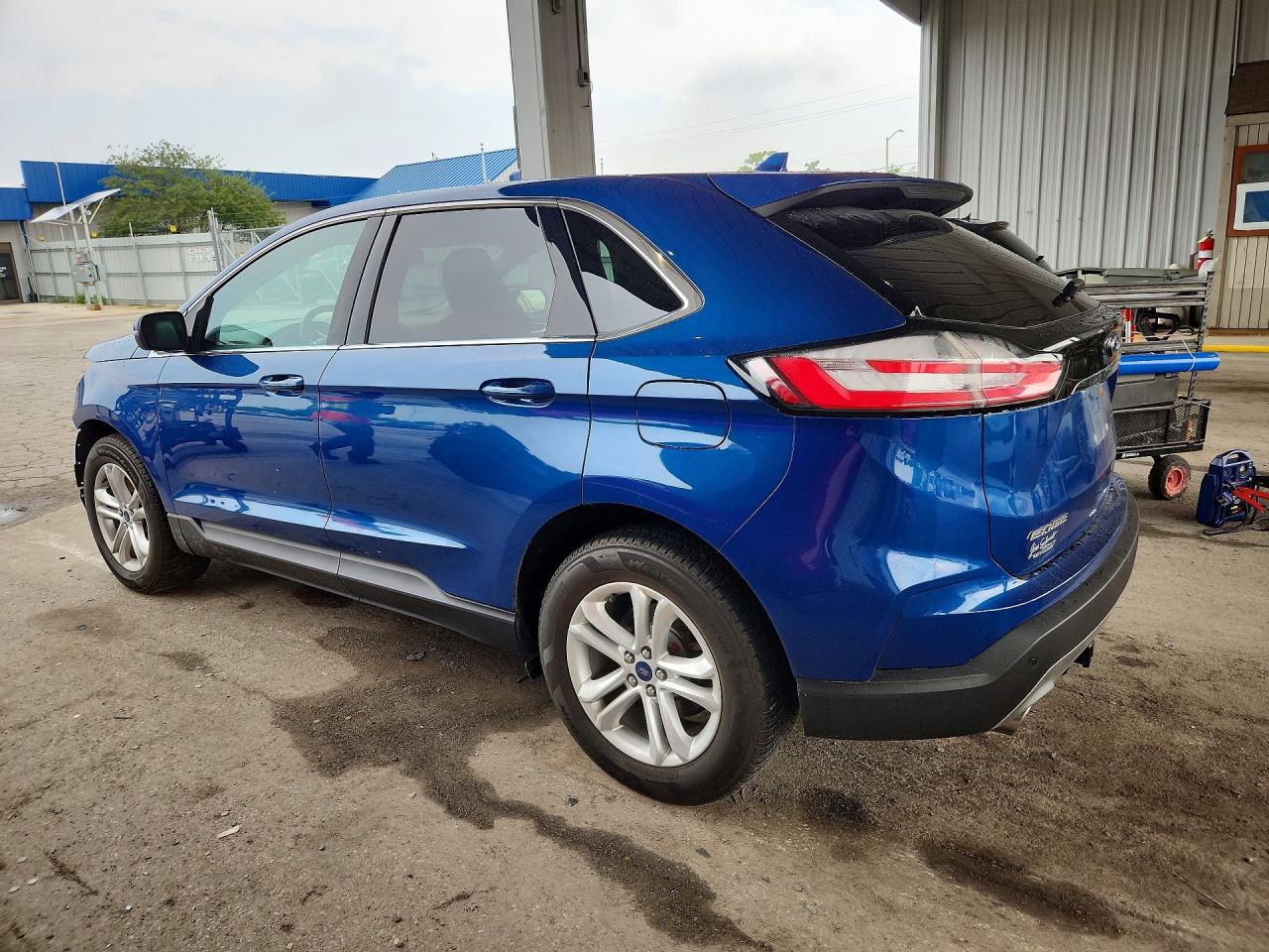 2020 Ford Edge Sel Синий vin: 2FMPK4J9XLBA48360
