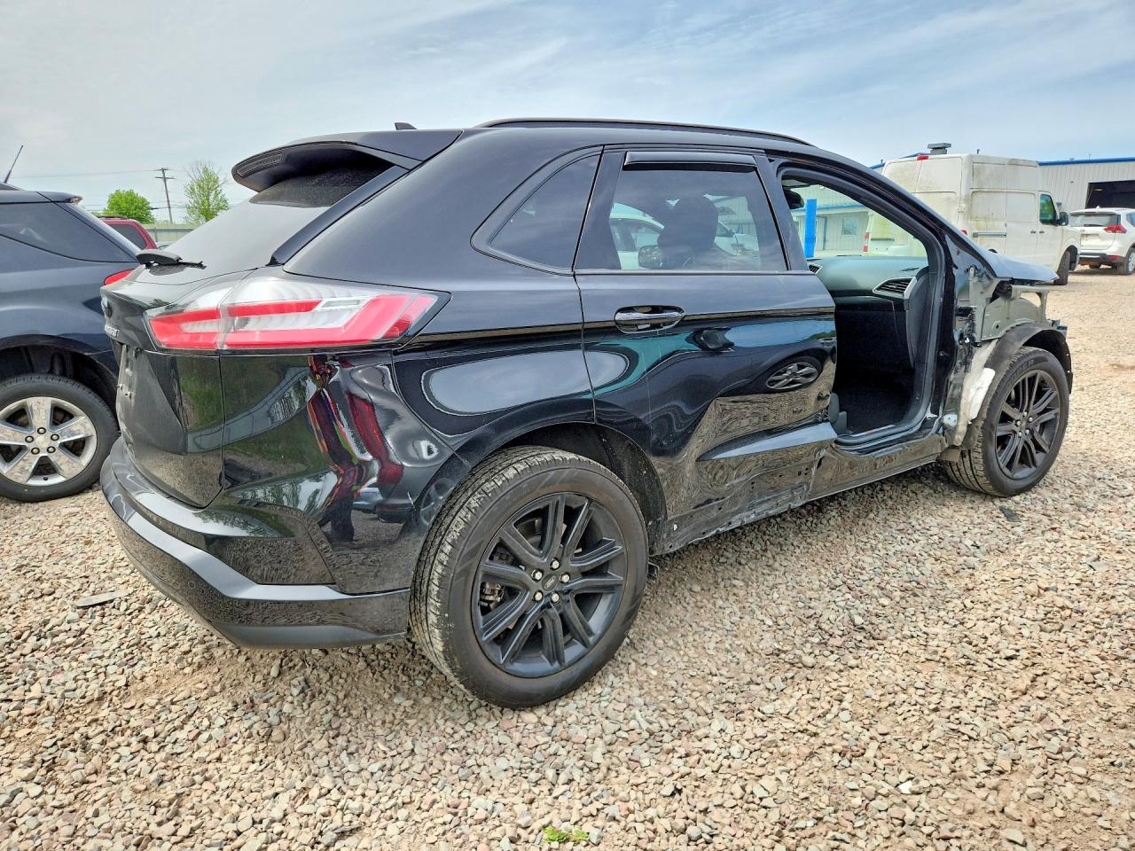 2022 Ford Edge Sel Черный vin: 2FMPK4J9XNBA58504