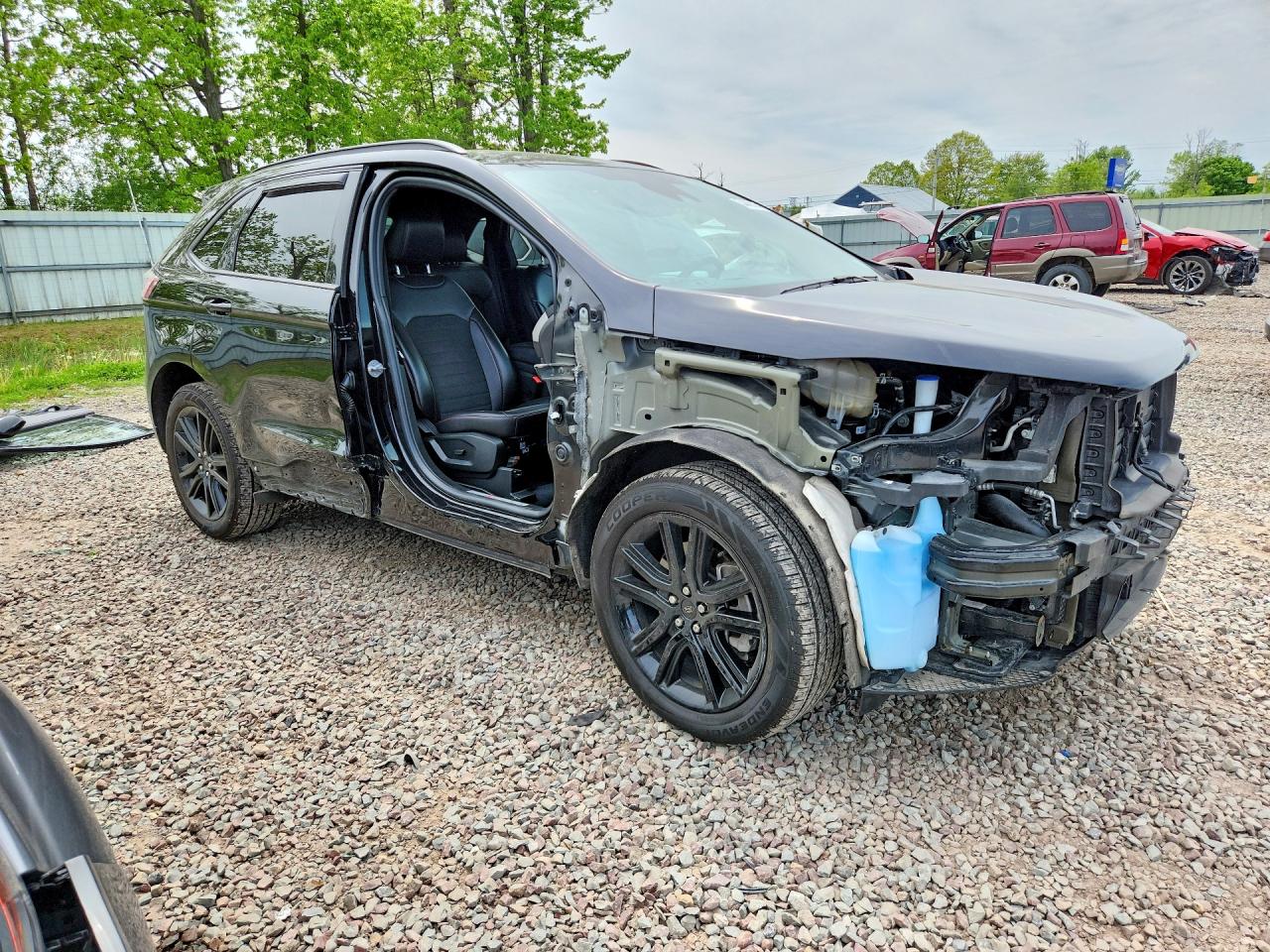 2022 Ford Edge Sel Черный vin: 2FMPK4J9XNBA58504