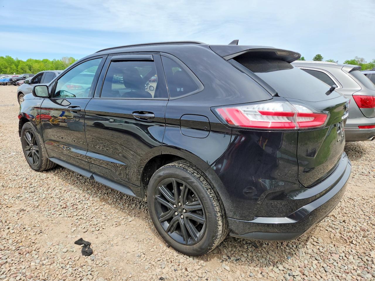 2022 Ford Edge Sel Черный vin: 2FMPK4J9XNBA58504