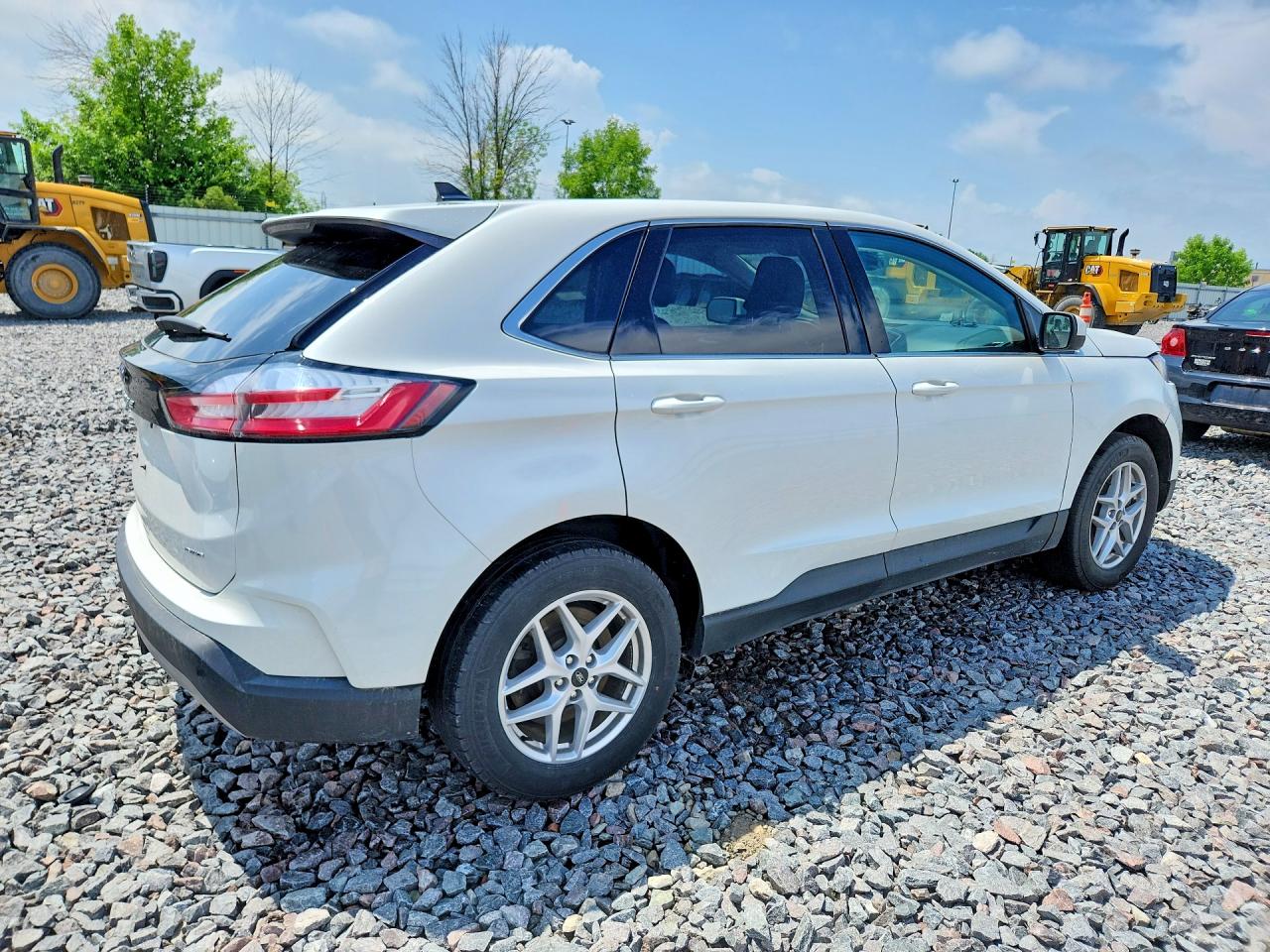 2024 Ford Edge Sel White vin: 2FMPK4J9XRBB17234