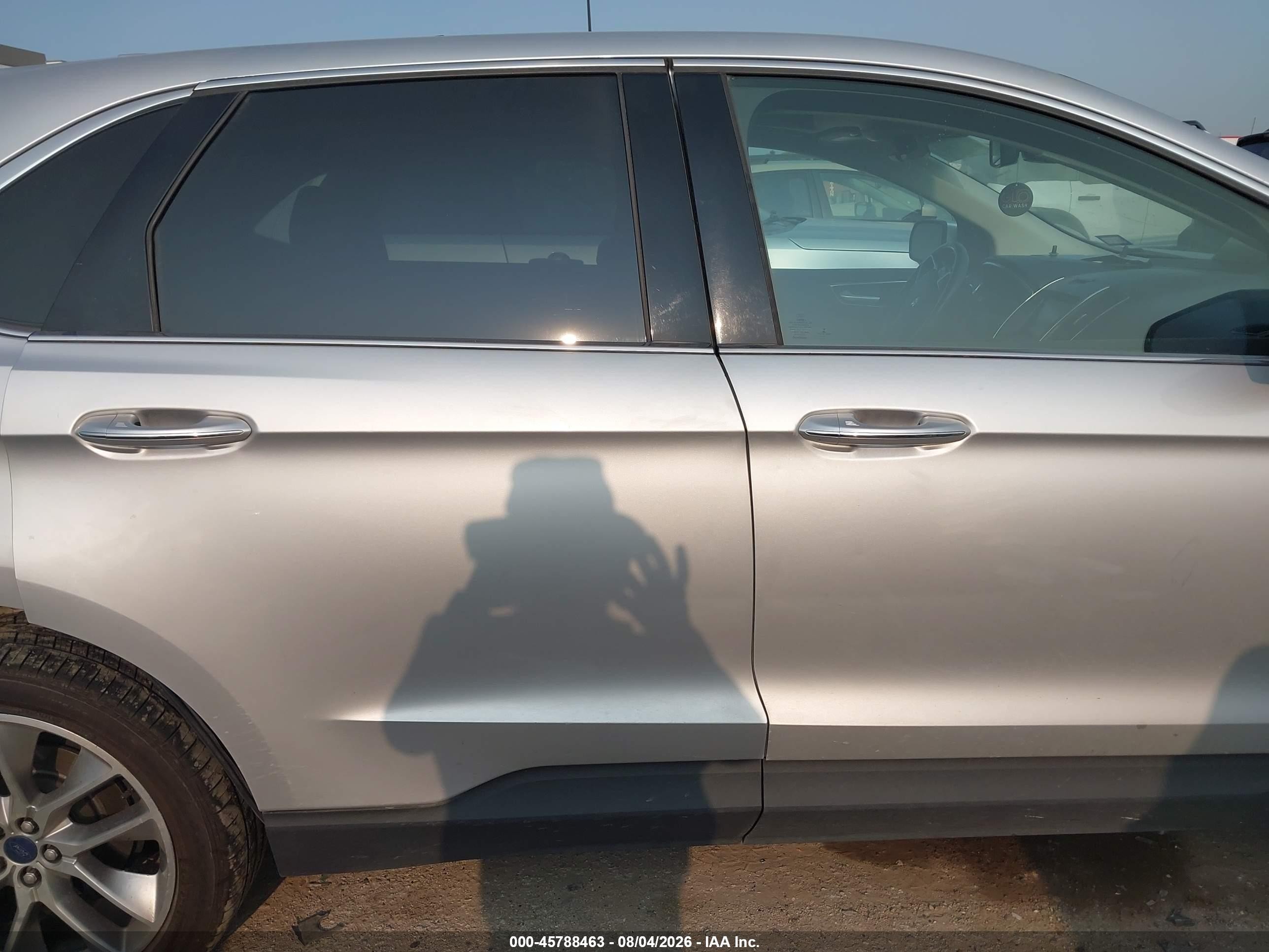2015 Ford Edge Titanium Silver vin: 2FMPK4K80FBB03165