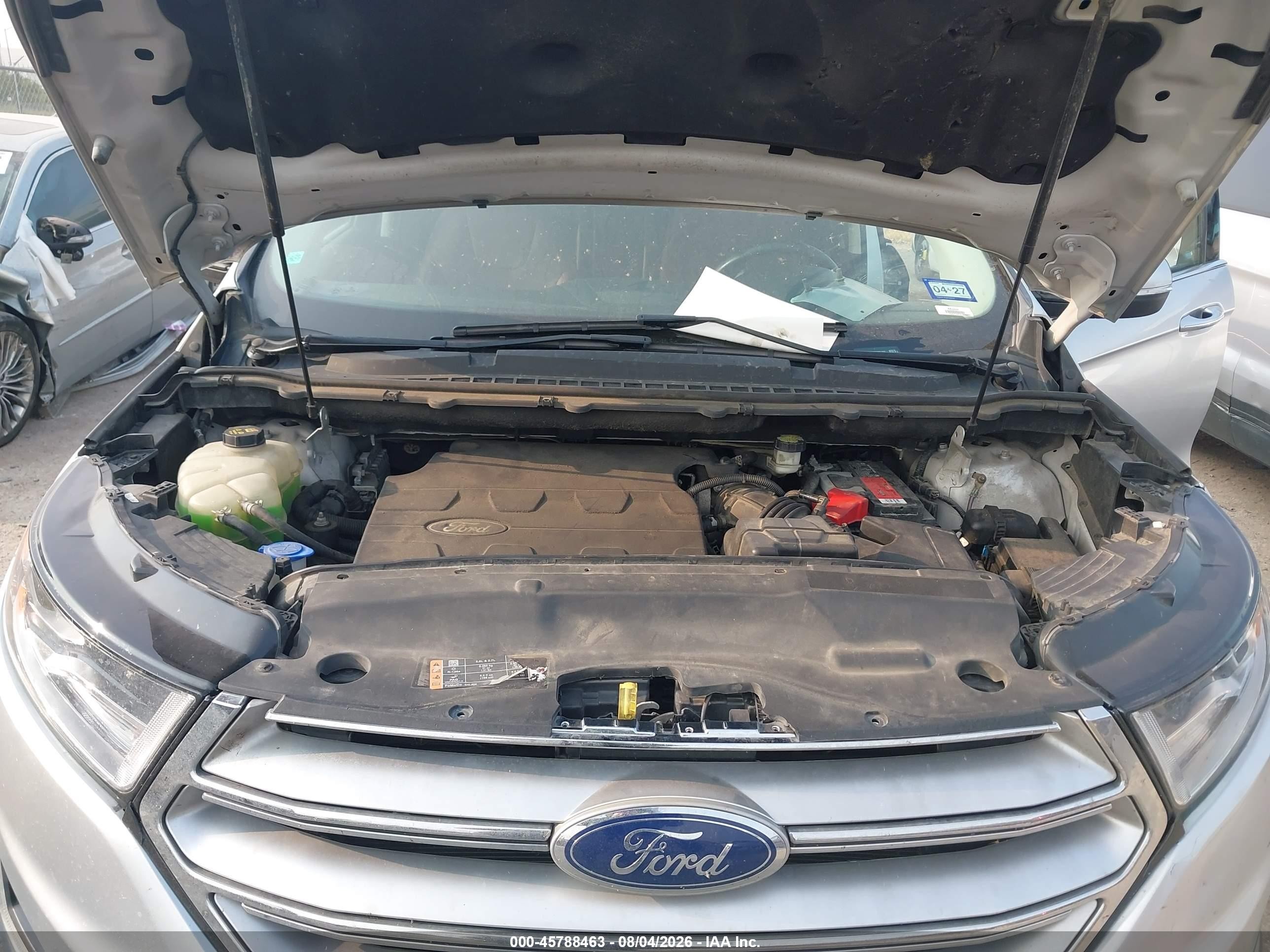 2015 Ford Edge Titanium Silver vin: 2FMPK4K80FBB03165