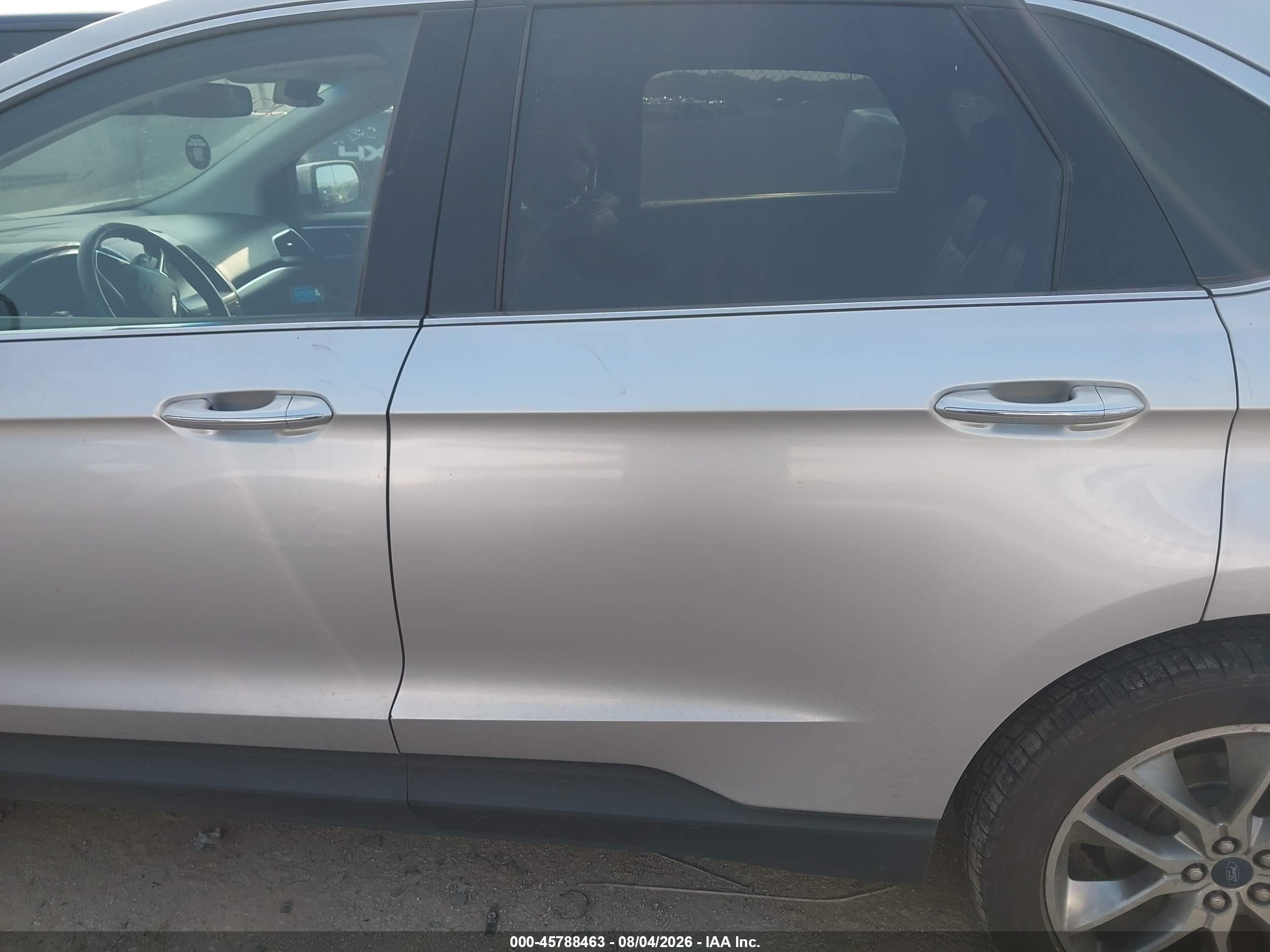 2015 Ford Edge Titanium Silver vin: 2FMPK4K80FBB03165