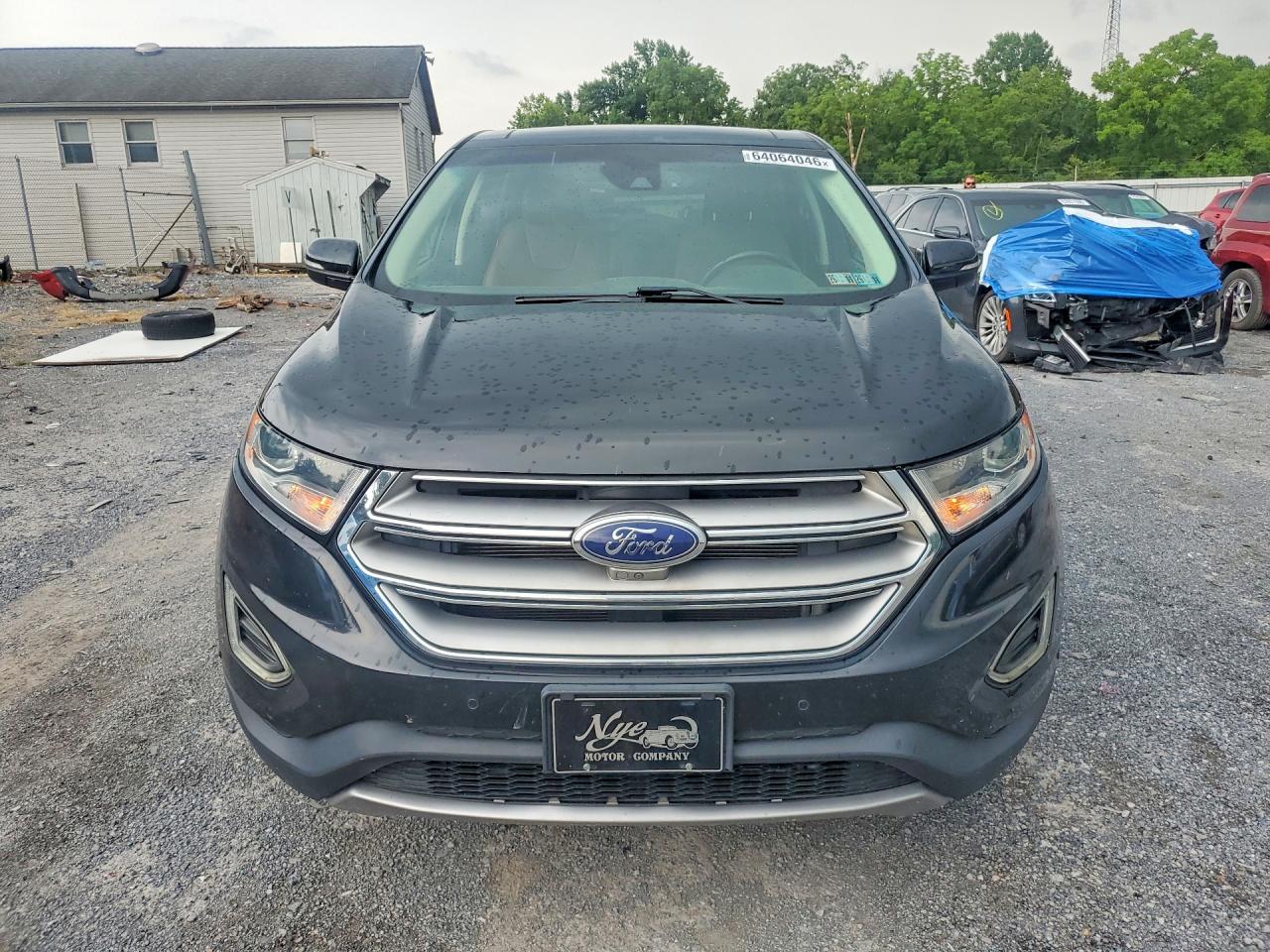2015 Ford Edge Titanium Black vin: 2FMPK4K80FBB88234