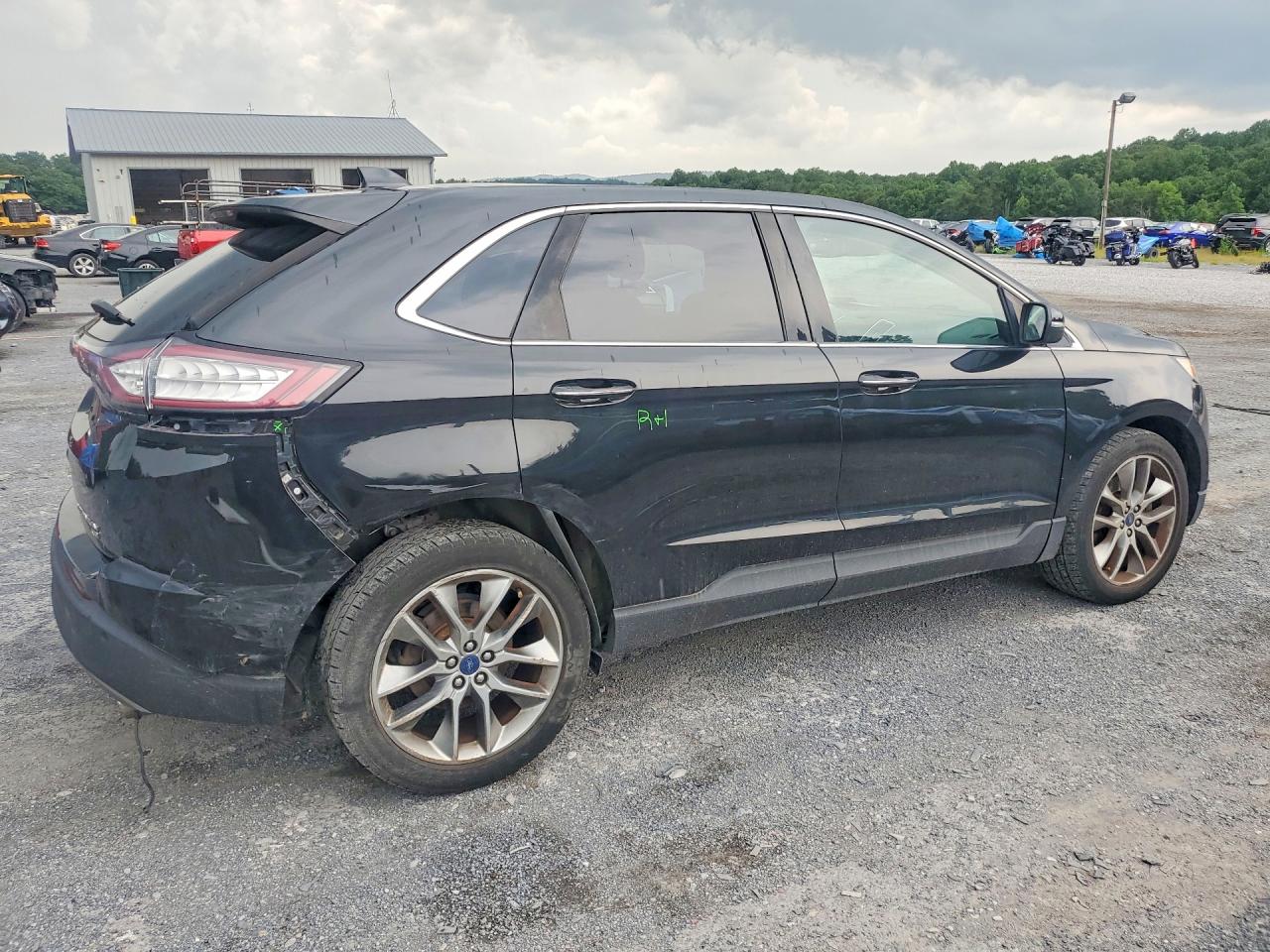 2015 Ford Edge Titanium Black vin: 2FMPK4K80FBB88234