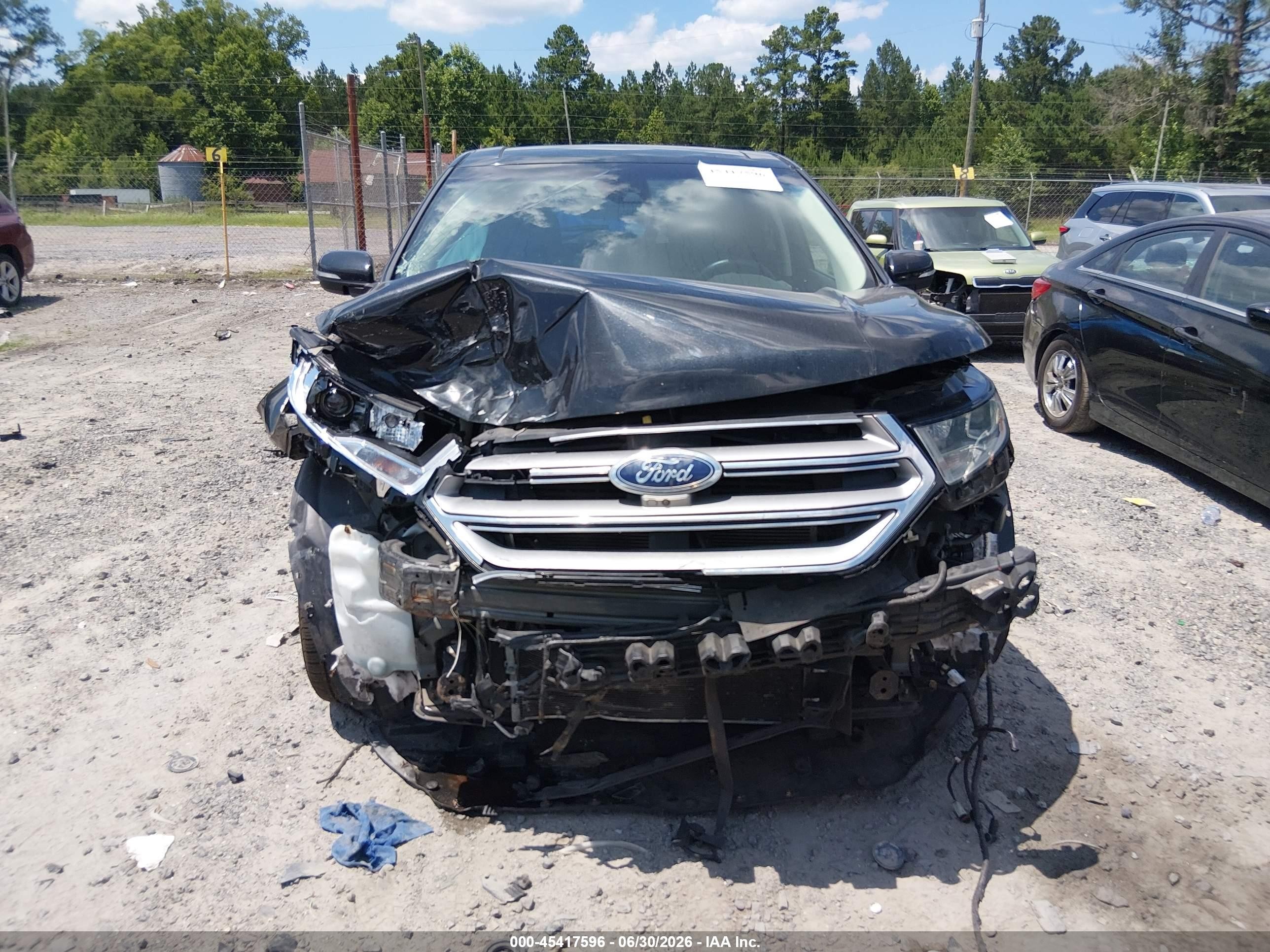 2015 Ford Edge Titanium Black vin: 2FMPK4K82FBB19061