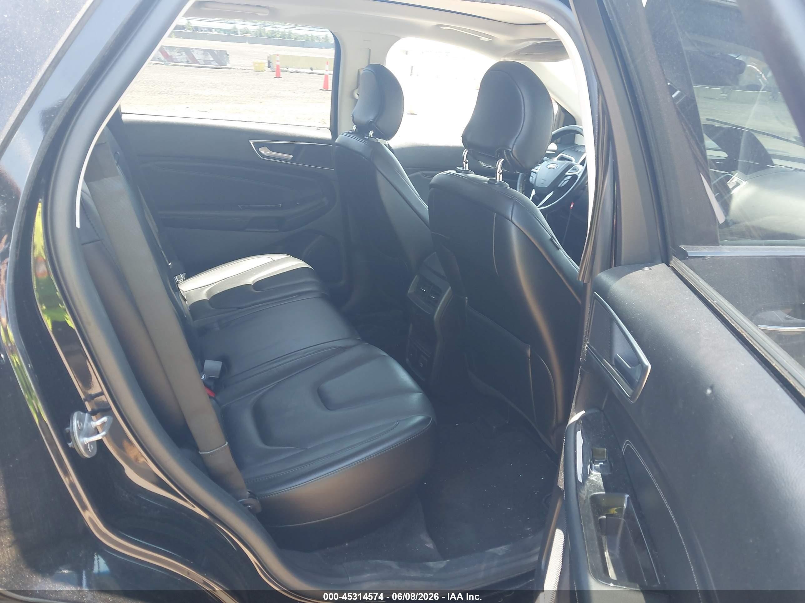 2015 Ford Edge Titanium Черный vin: 2FMPK4K82FBB63478