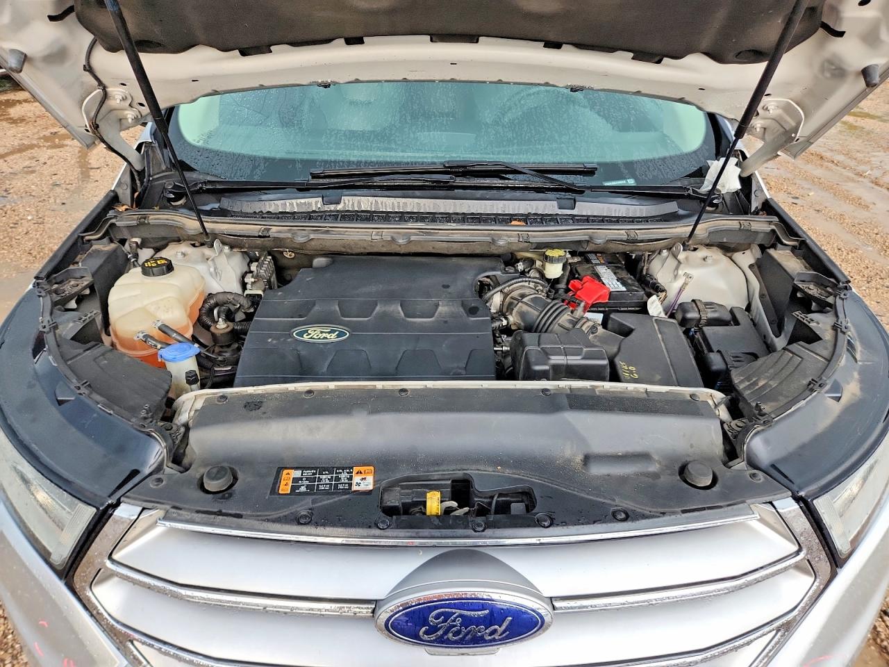 2015 Ford Edge Titanium Silver vin: 2FMPK4K82FBB65442