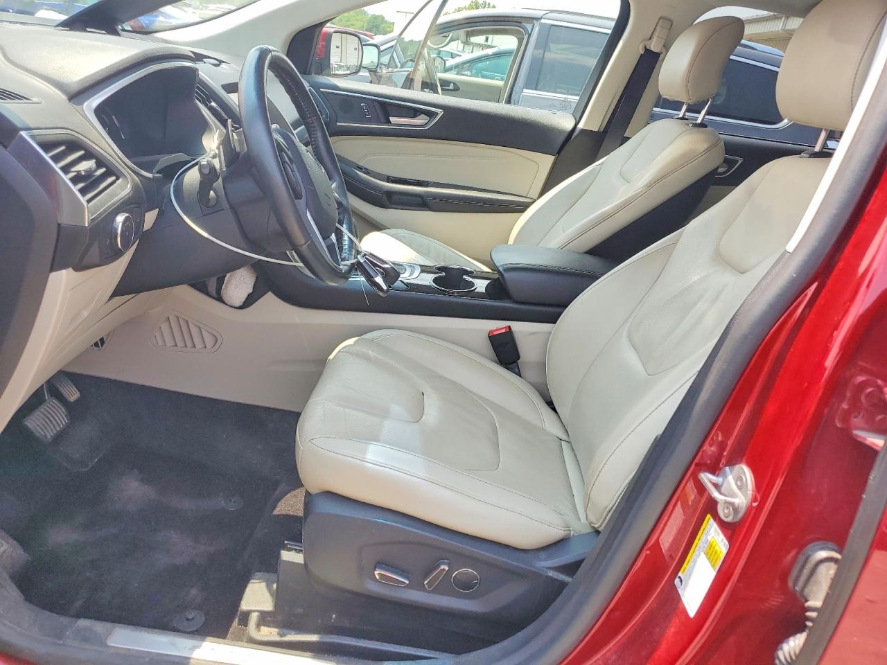 2015 Ford Edge Titanium Red vin: 2FMPK4K82FBC09276