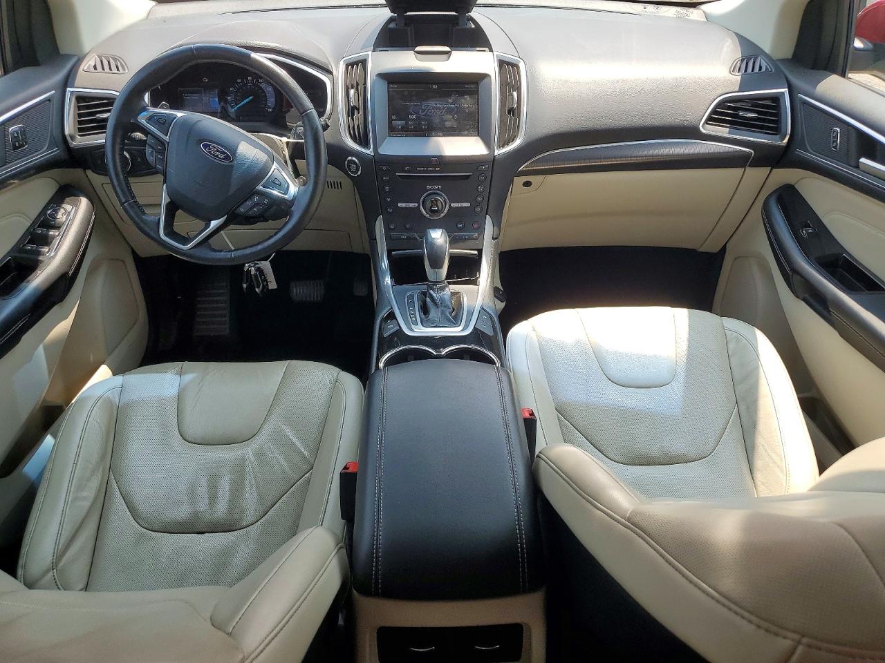 2015 Ford Edge Titanium Red vin: 2FMPK4K82FBC09276
