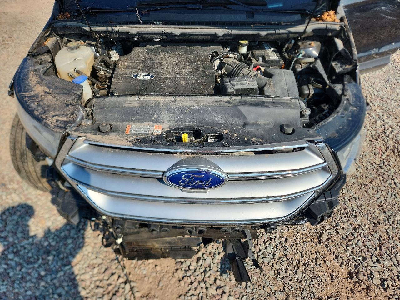 2015 Ford Edge Titanium Black vin: 2FMPK4K83FBB23667