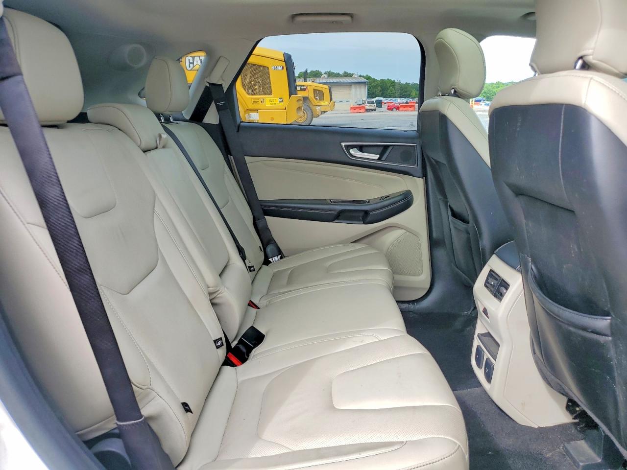 2015 Ford Edge Titanium White vin: 2FMPK4K84FBB63711
