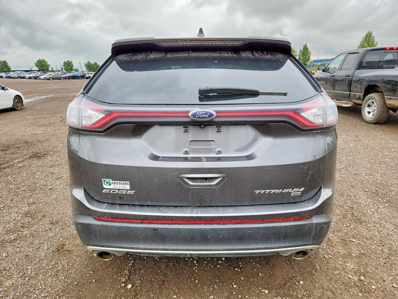 2015 Ford Edge Titanium Gray vin: 2FMPK4K85FBB23993