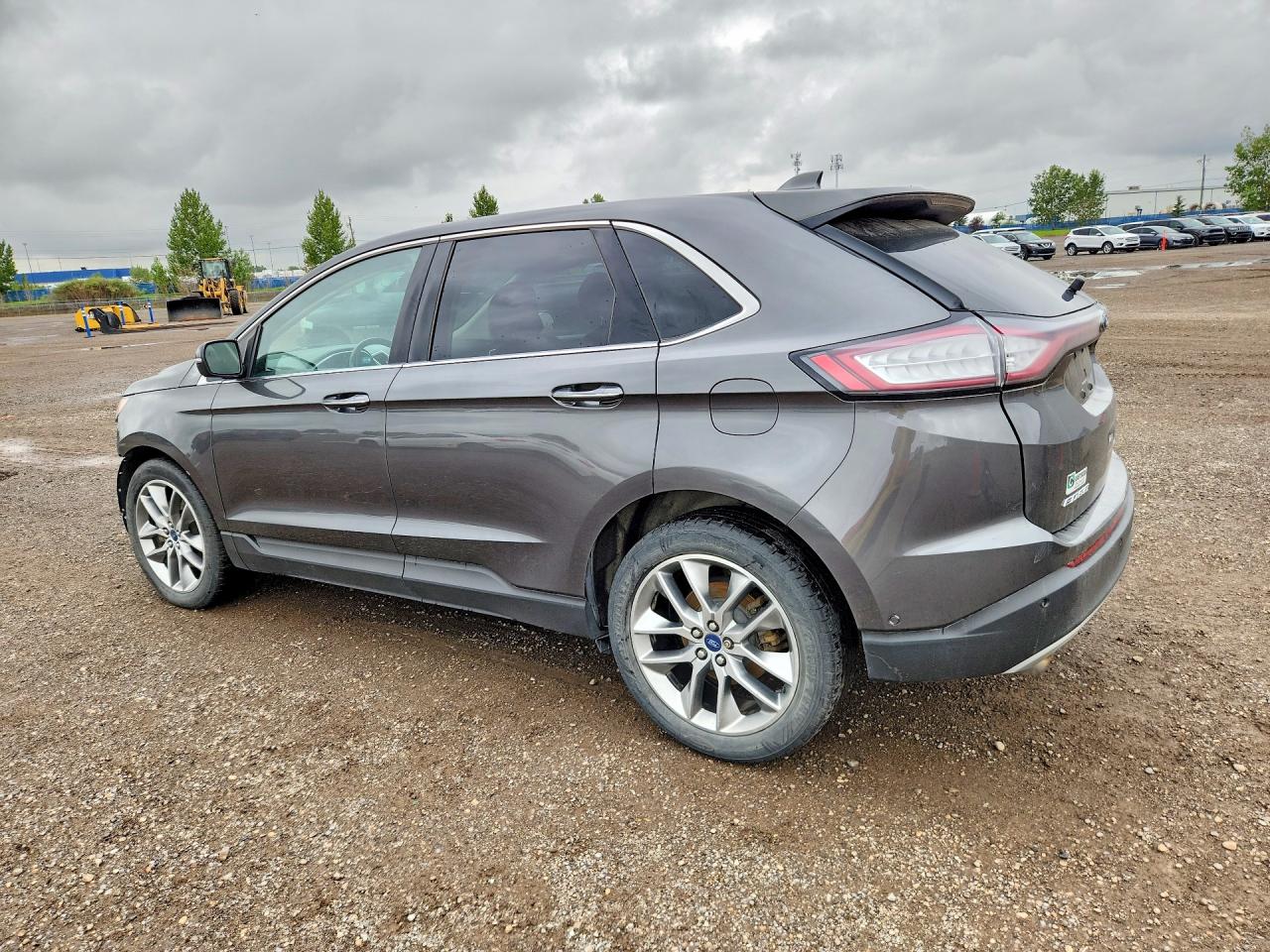 2015 Ford Edge Titanium Gray vin: 2FMPK4K85FBB23993