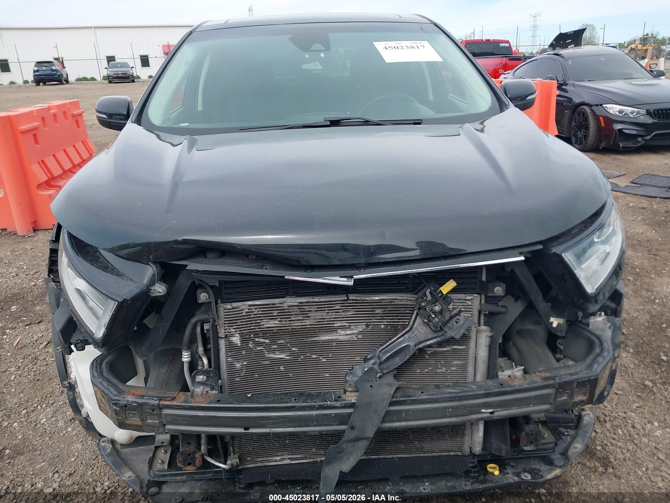 2015 Ford Edge Titanium Черный vin: 2FMPK4K85FBB57061