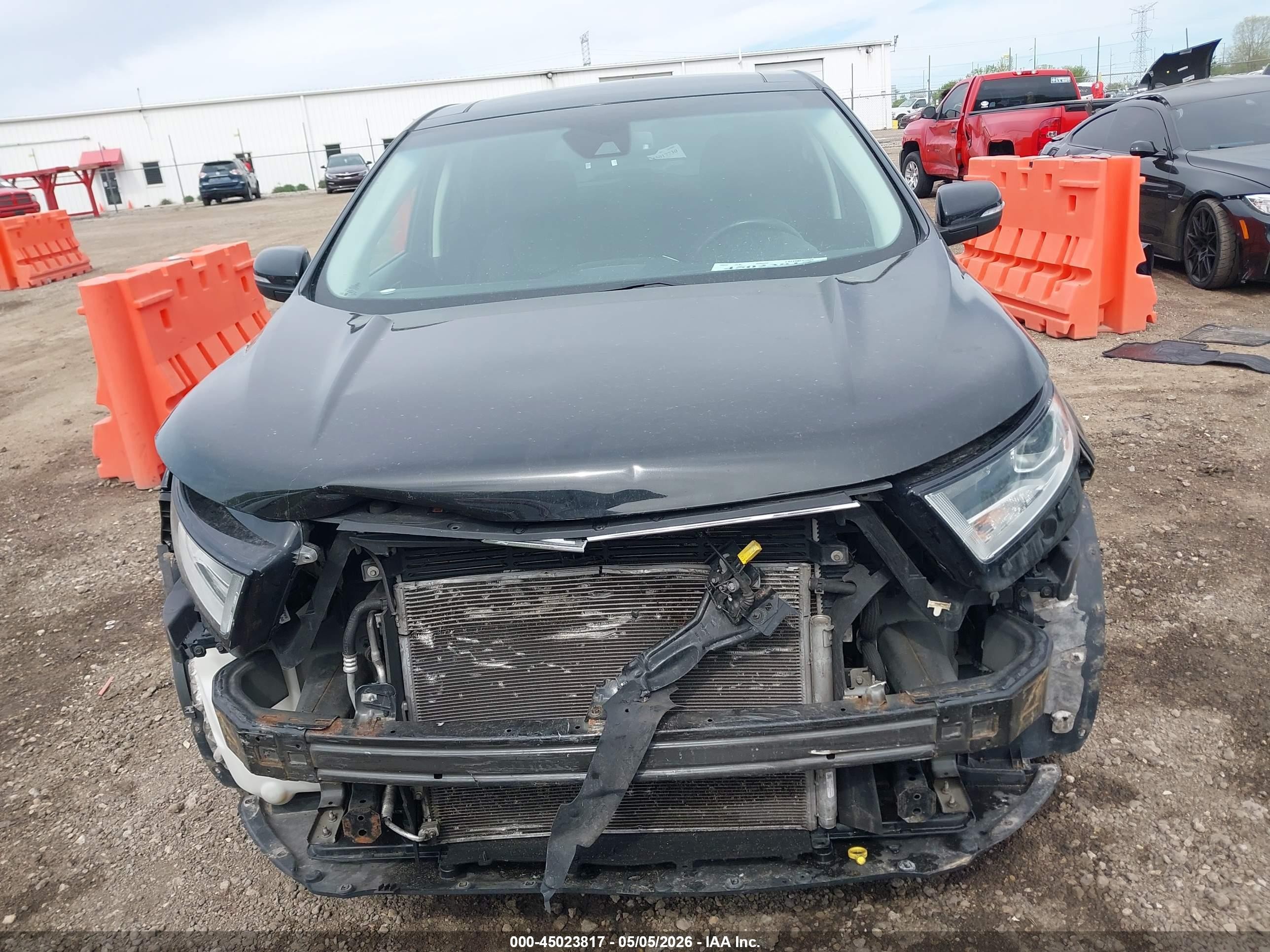 2015 Ford Edge Titanium Черный vin: 2FMPK4K85FBB57061
