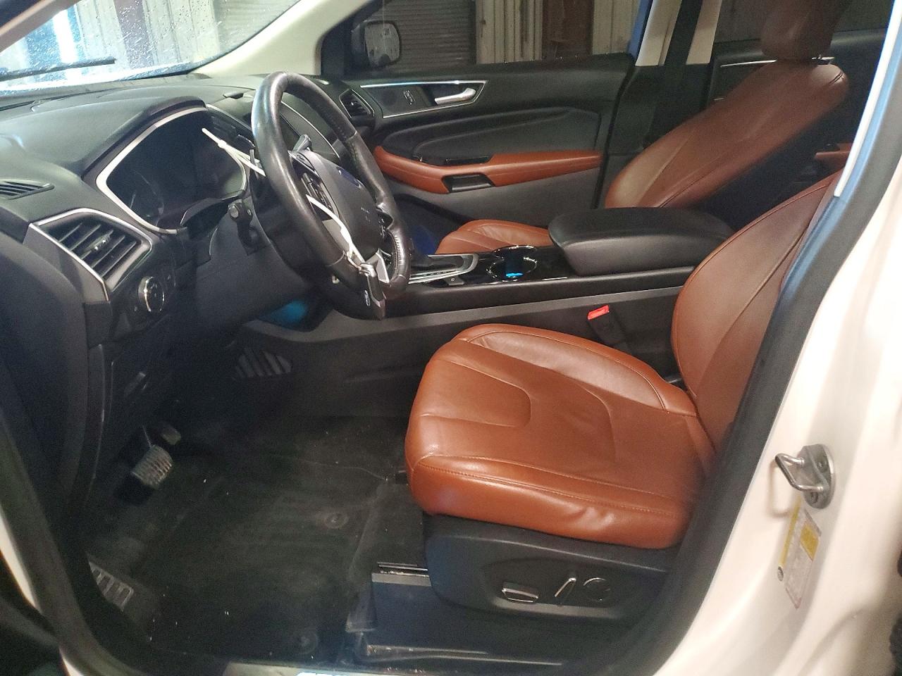 2015 Ford Edge Titanium Белый vin: 2FMPK4K86FBB04790
