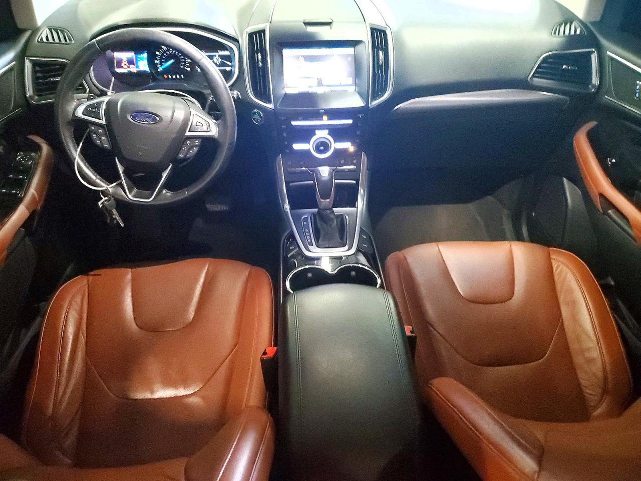 2015 Ford Edge Titanium Белый vin: 2FMPK4K86FBB04790