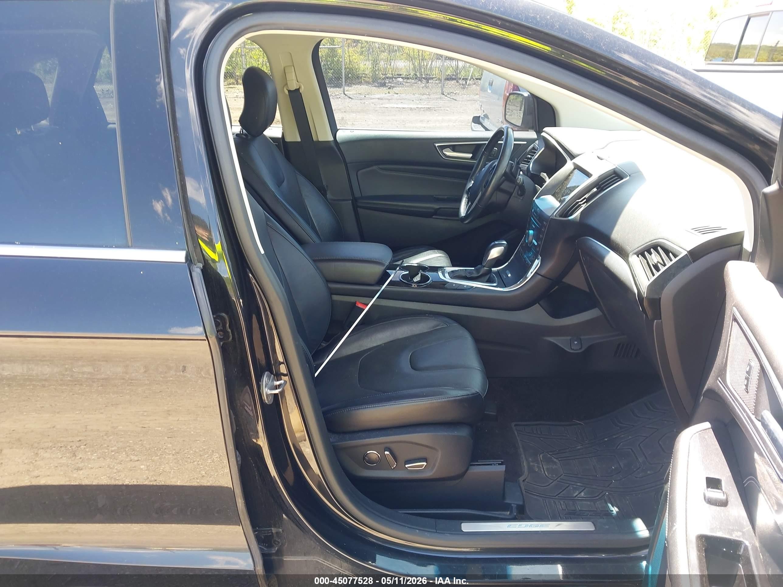 2015 Ford Edge Titanium Black vin: 2FMPK4K86FBC19695