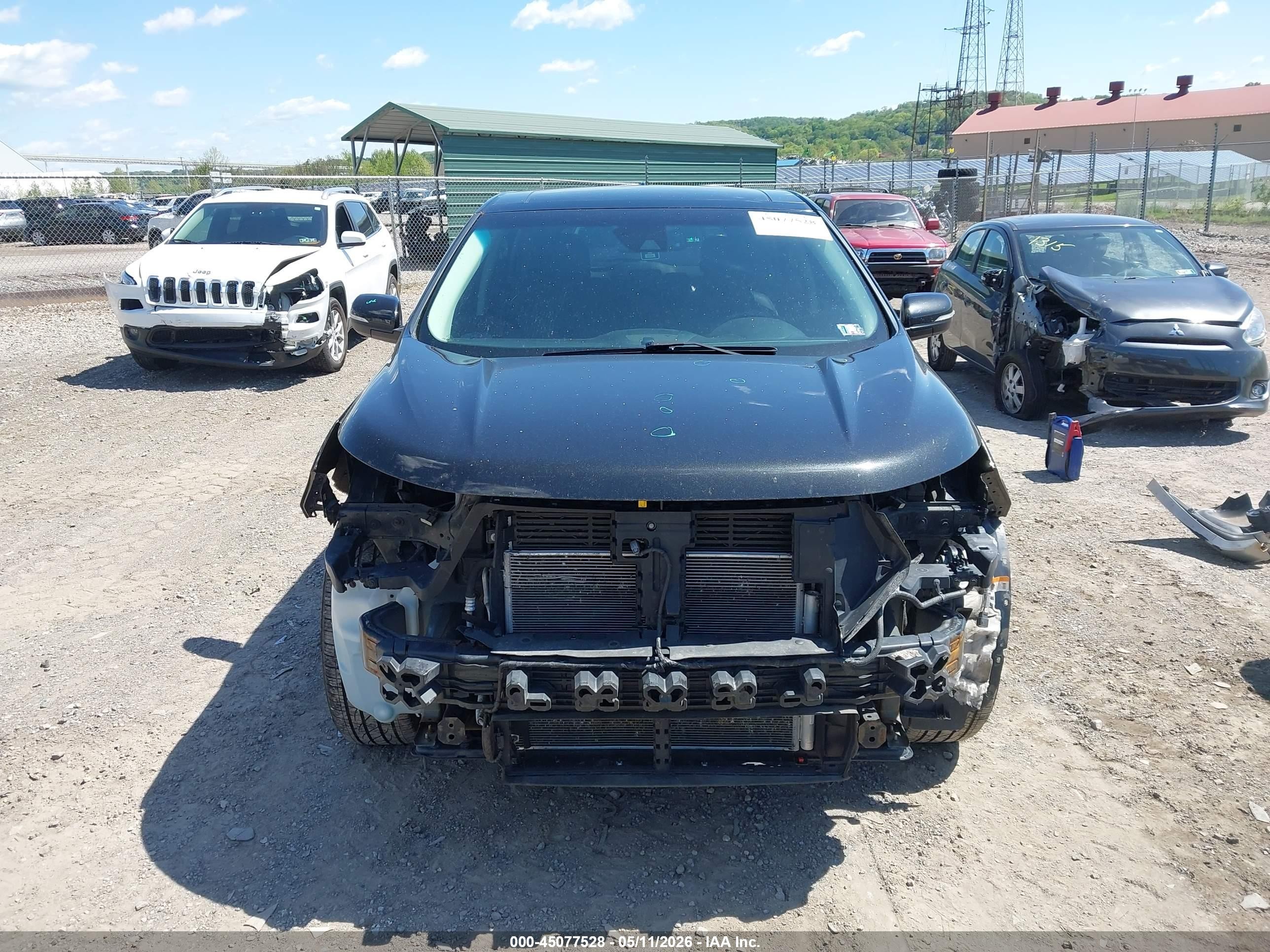 2015 Ford Edge Titanium Black vin: 2FMPK4K86FBC19695
