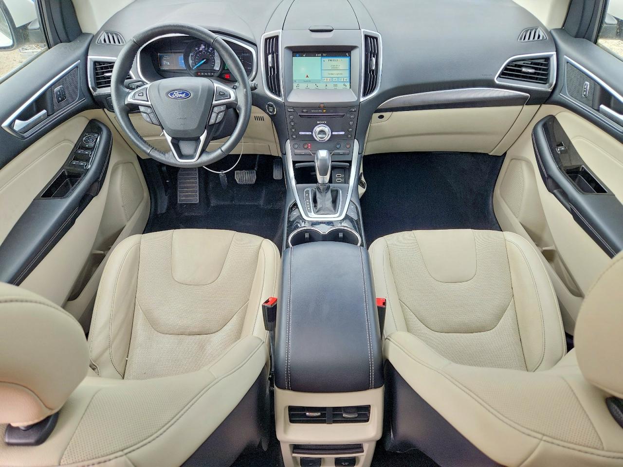 2018 Ford Edge Titanium White vin: 2FMPK4K87JBC17835