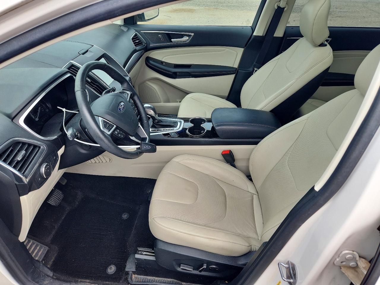 2018 Ford Edge Titanium White vin: 2FMPK4K87JBC17835
