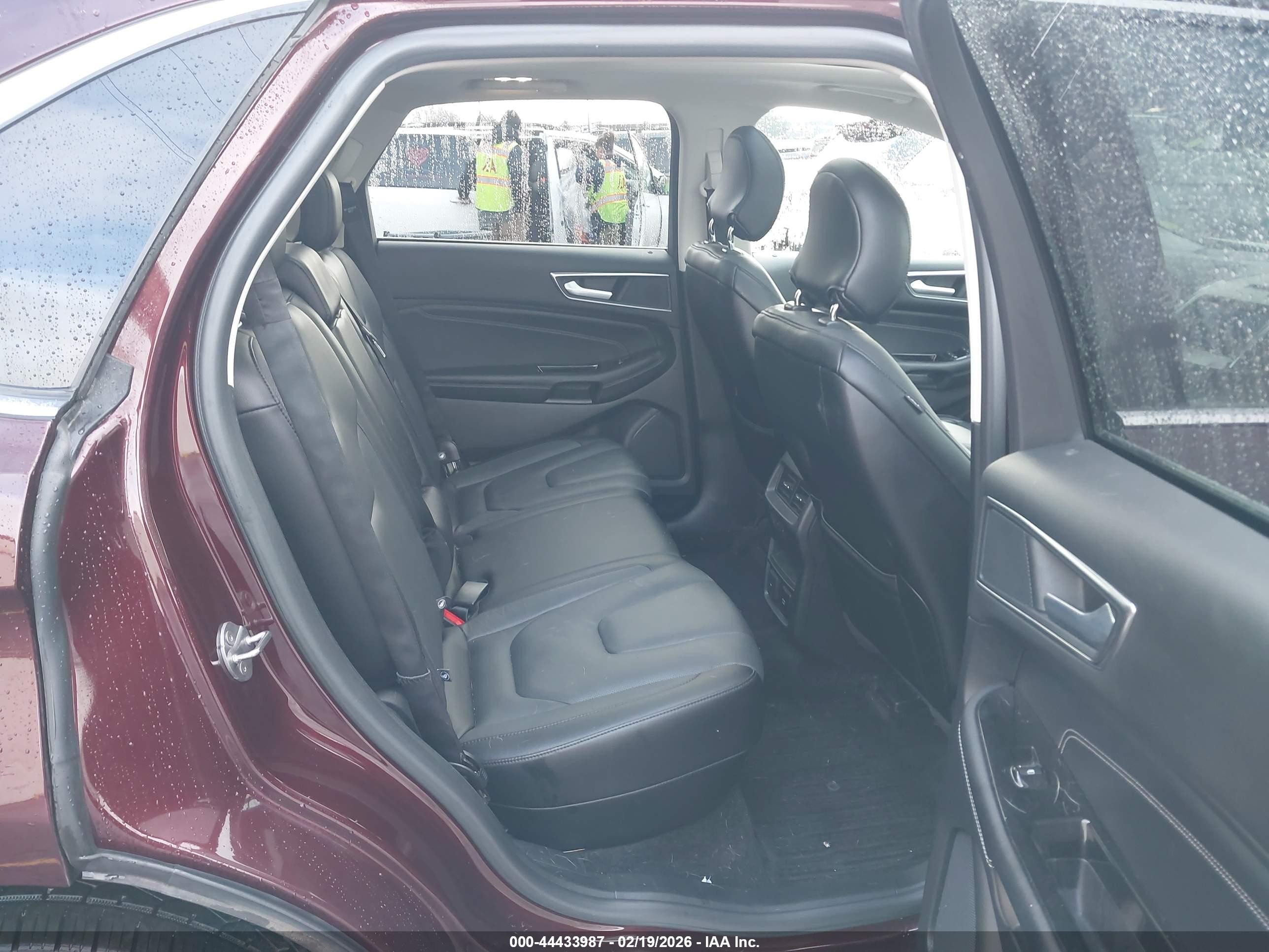 2018 Ford Edge Titanium Burgundy vin: 2FMPK4K87JBC47787