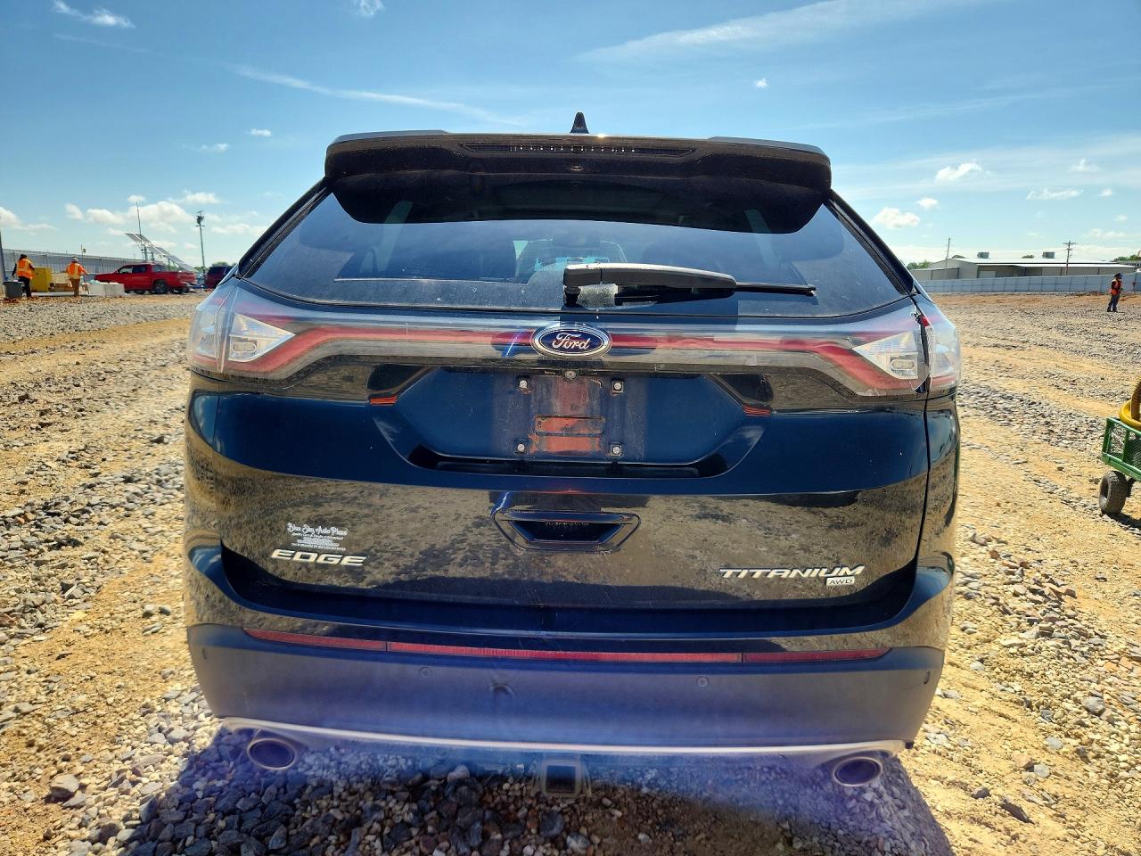 2015 Ford Edge Titanium Black vin: 2FMPK4K88FBB27357