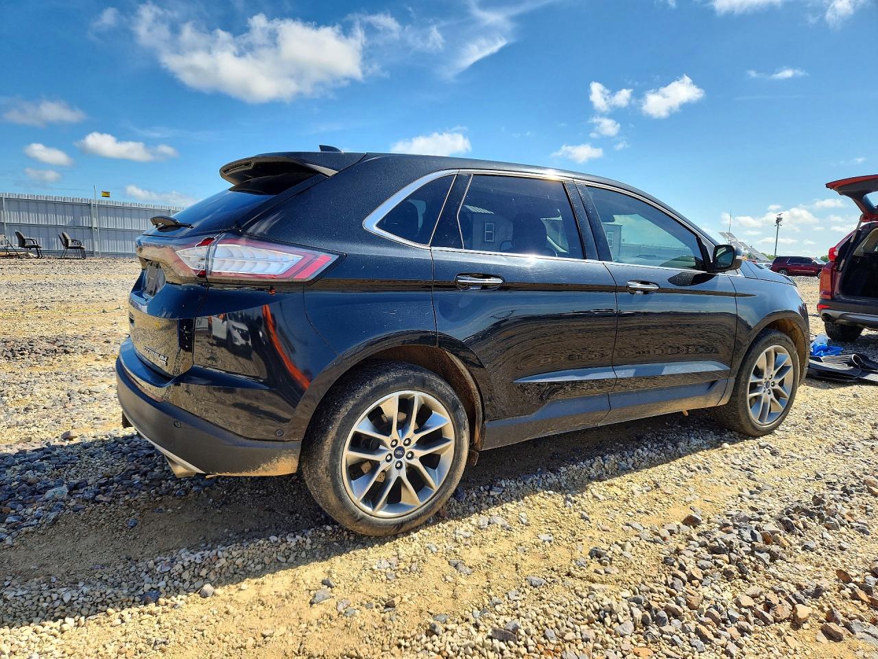 2015 Ford Edge Titanium Black vin: 2FMPK4K88FBB27357