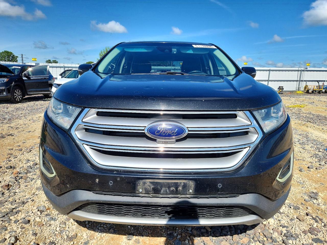2015 Ford Edge Titanium Black vin: 2FMPK4K88FBB27357