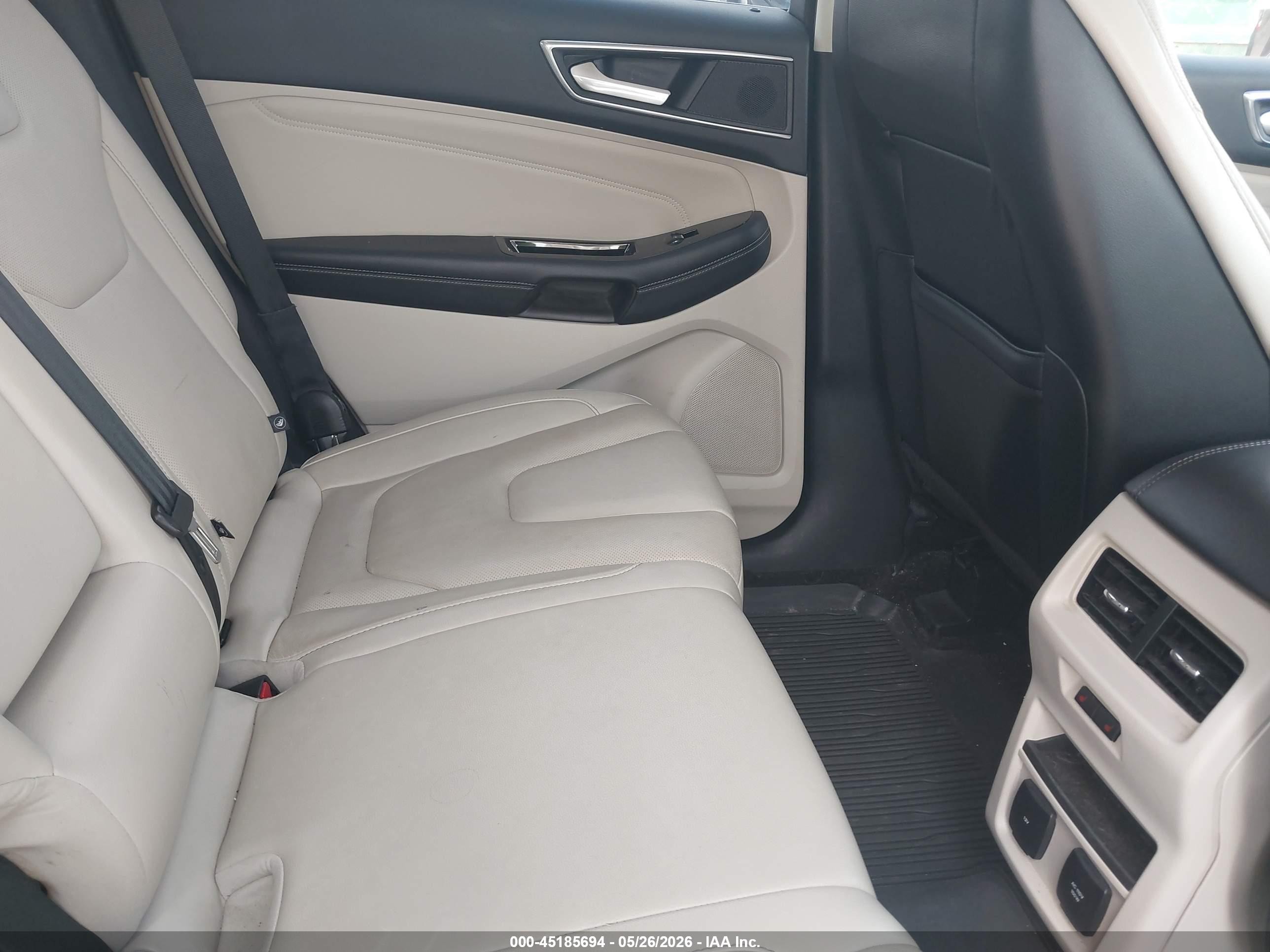2016 Ford Edge Titanium White vin: 2FMPK4K89GBC13276