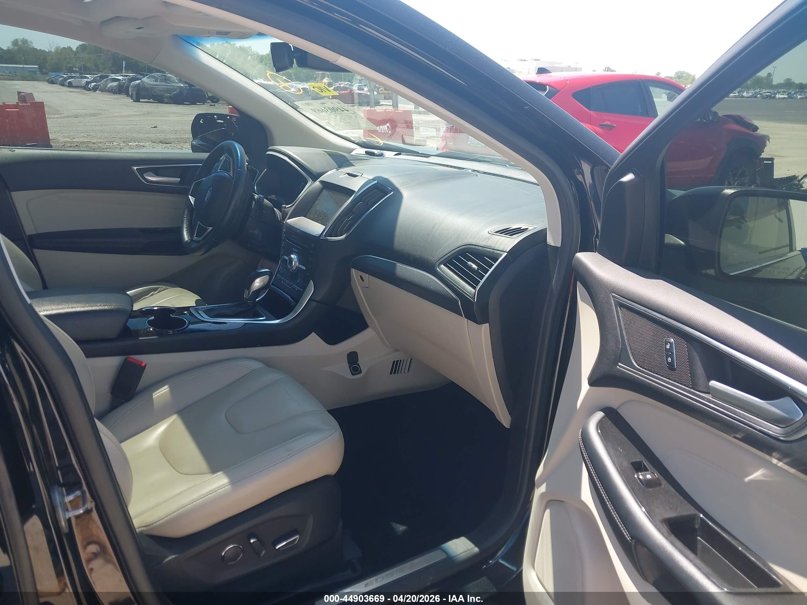 2018 Ford Edge Titanium Черный vin: 2FMPK4K89JBB39333