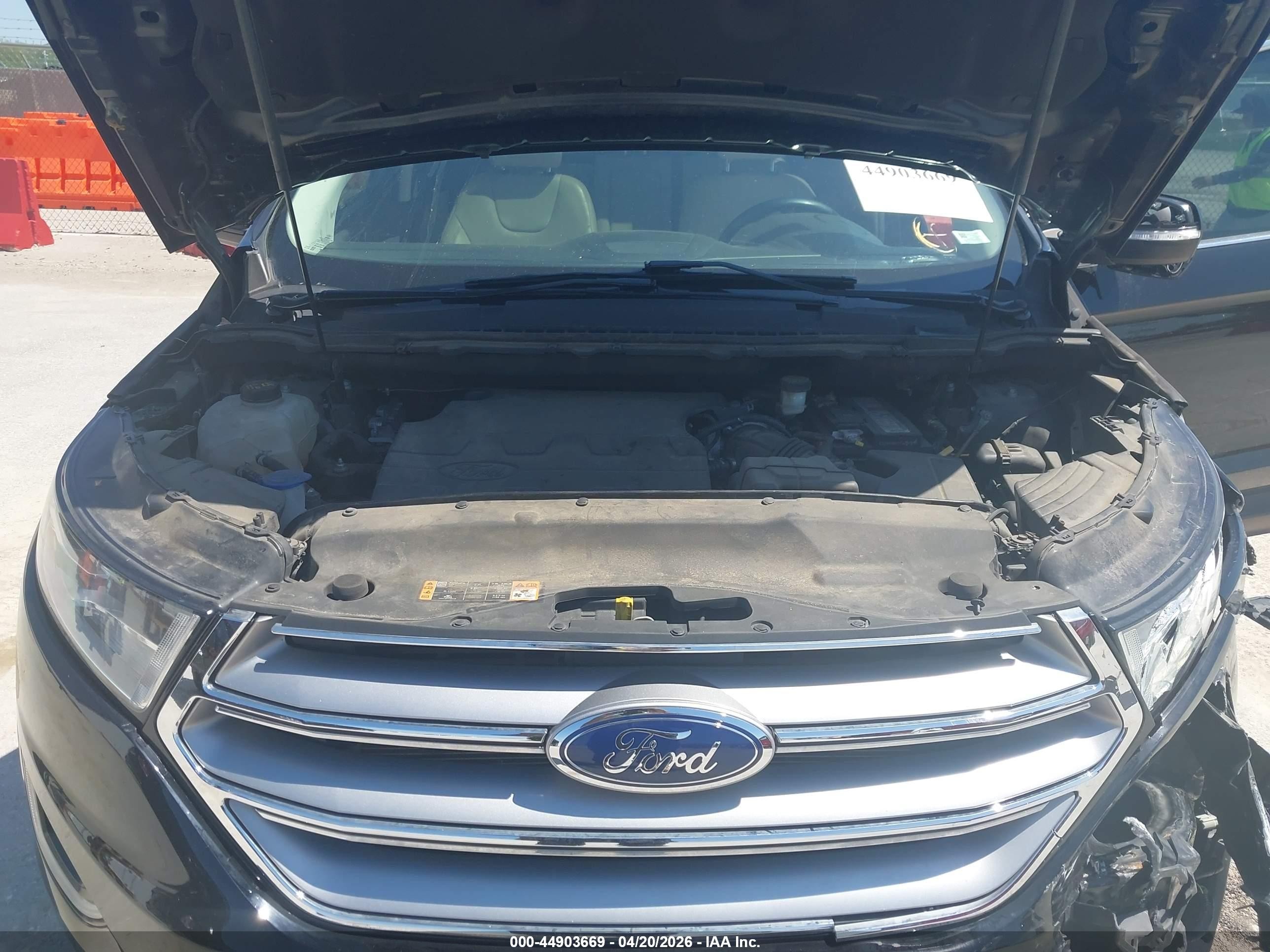 2018 Ford Edge Titanium Черный vin: 2FMPK4K89JBB39333