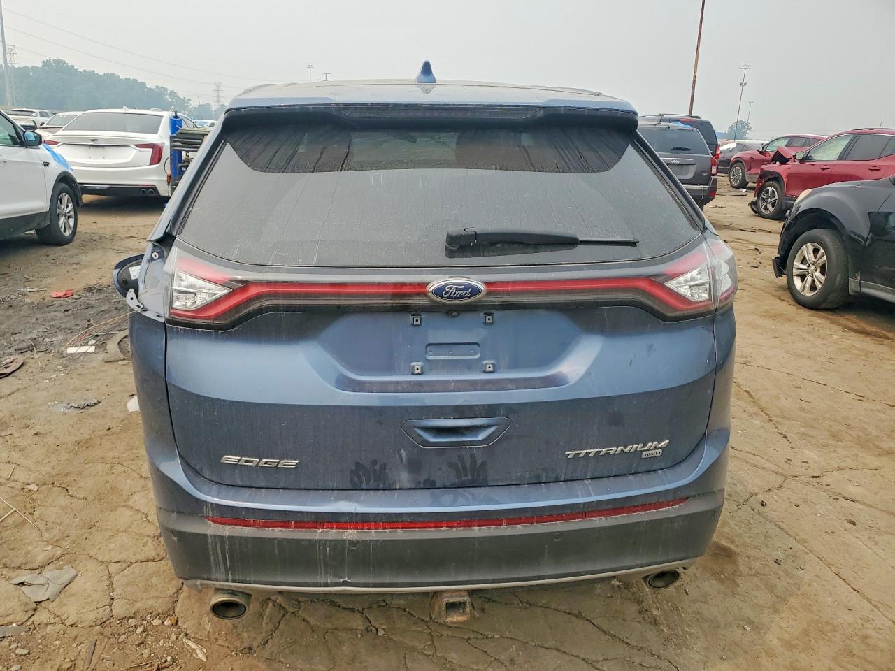 2018 Ford Edge Titanium Blue vin: 2FMPK4K89JBB57976